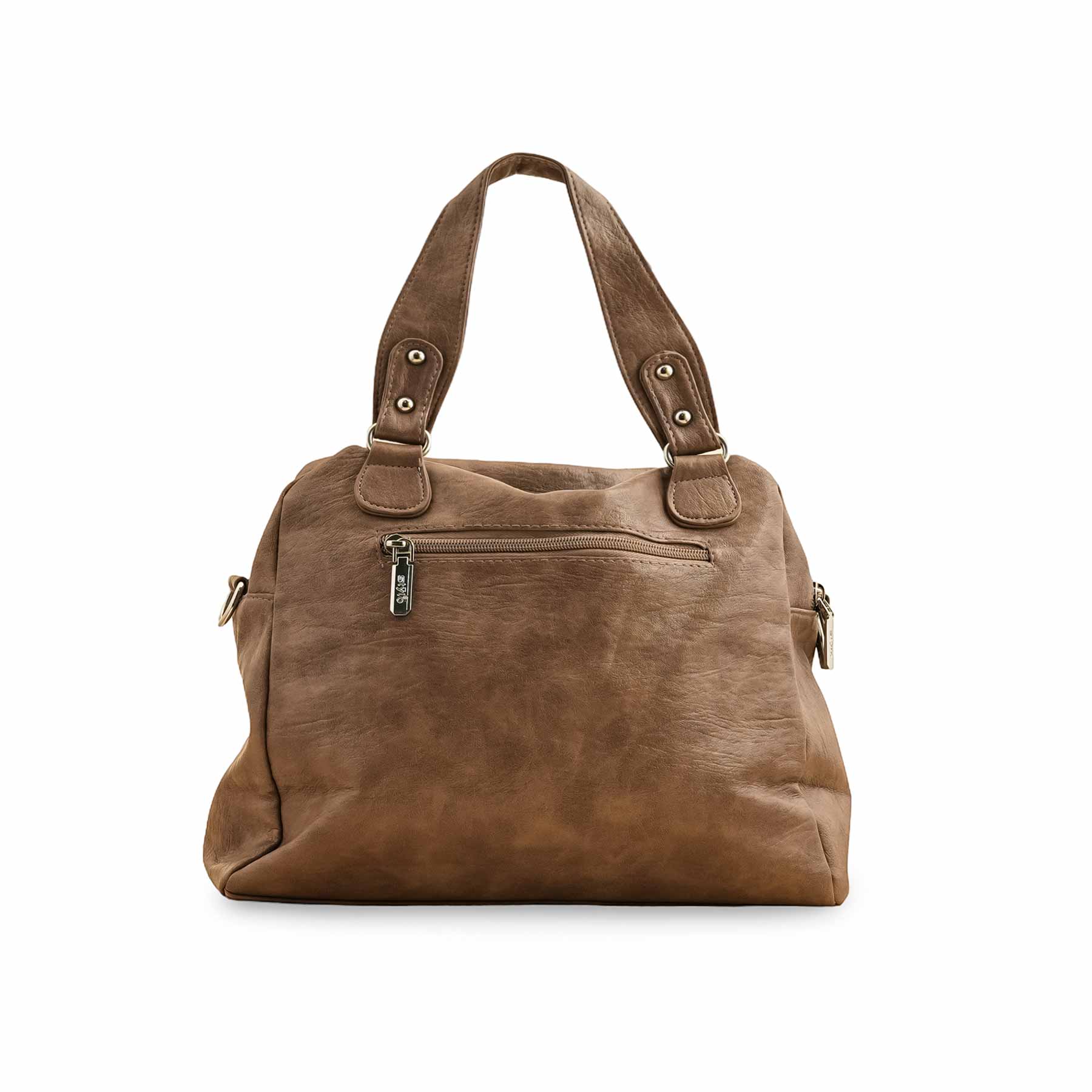 Khaki Formal Shoulder Bag P36351 - Image 3