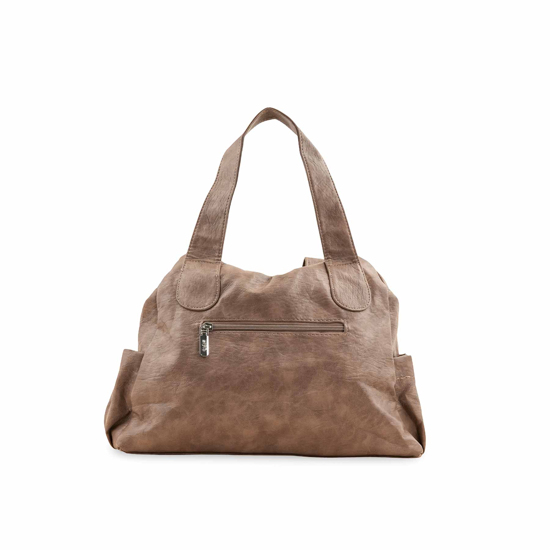 Khaki Formal Shoulder Bag P36352 - Image 3