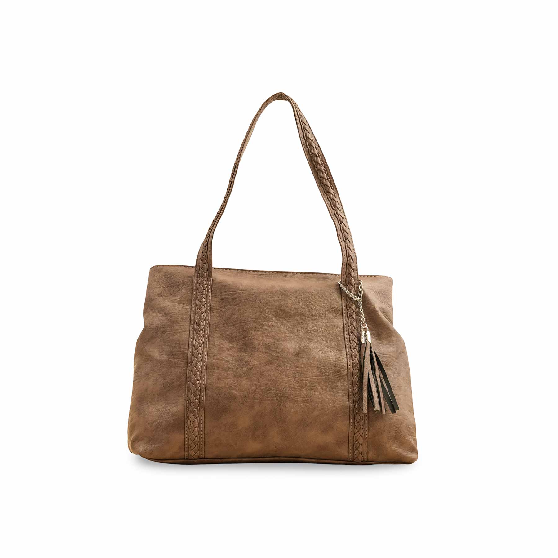 Khaki Formal Shoulder Bag P36354 - Image 2