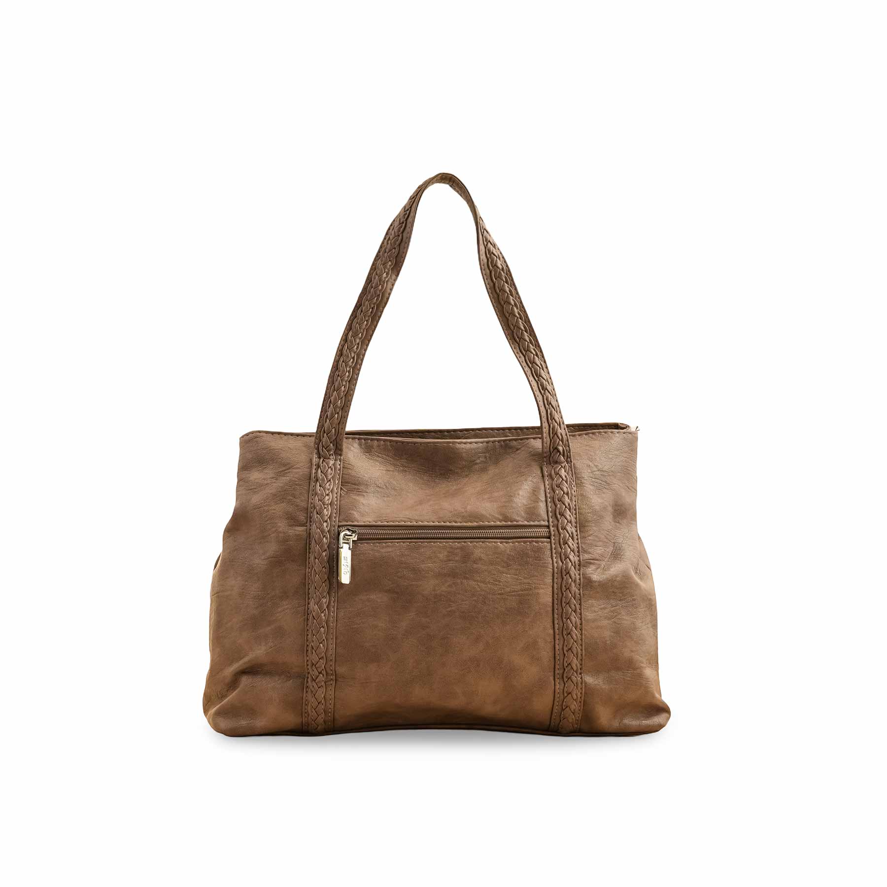 Khaki Formal Shoulder Bag P36354 - Image 4