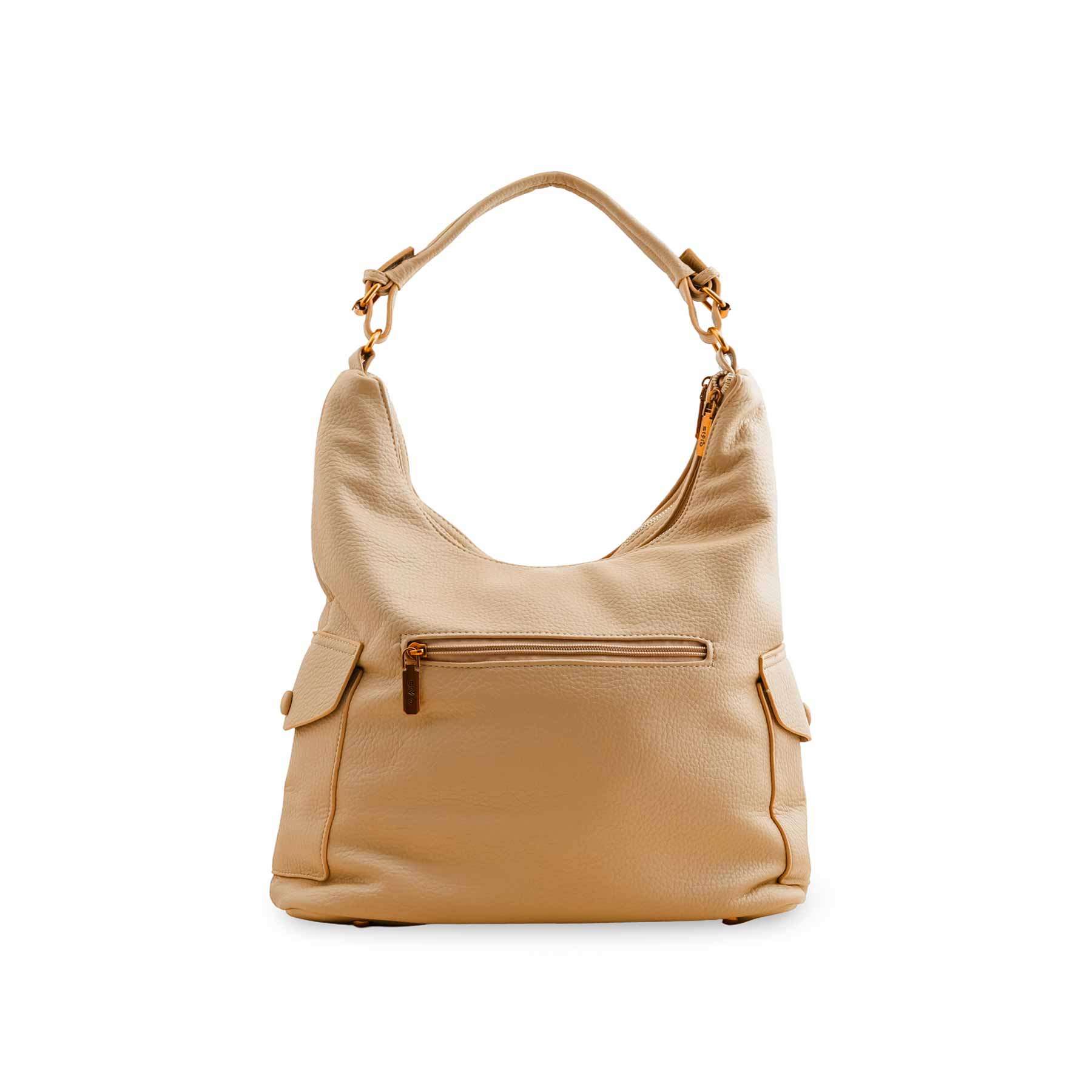 Khaki Formal Shoulder Bag P36381 - Image 4