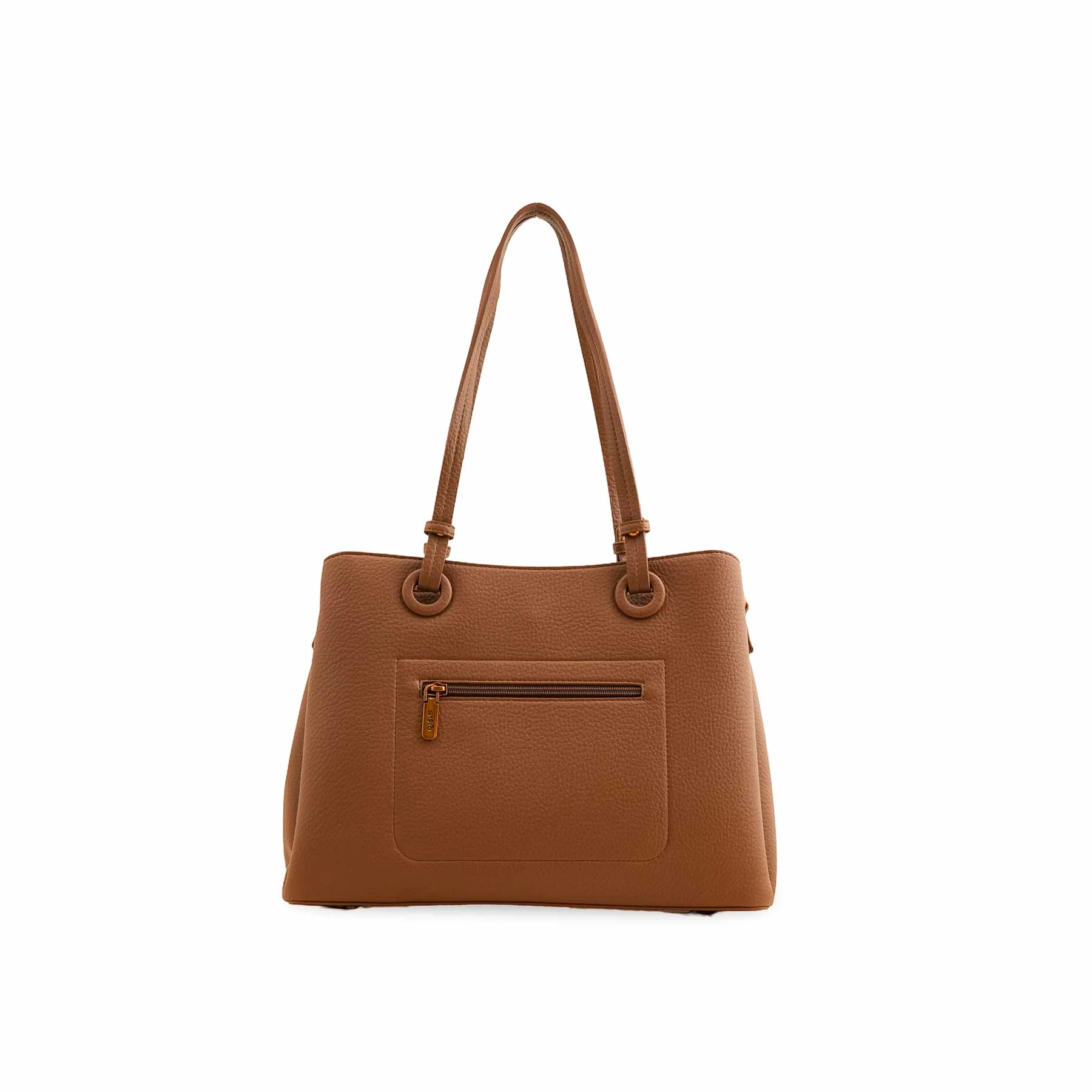 Khaki Formal Shoulder Bag P36390 - Image 4