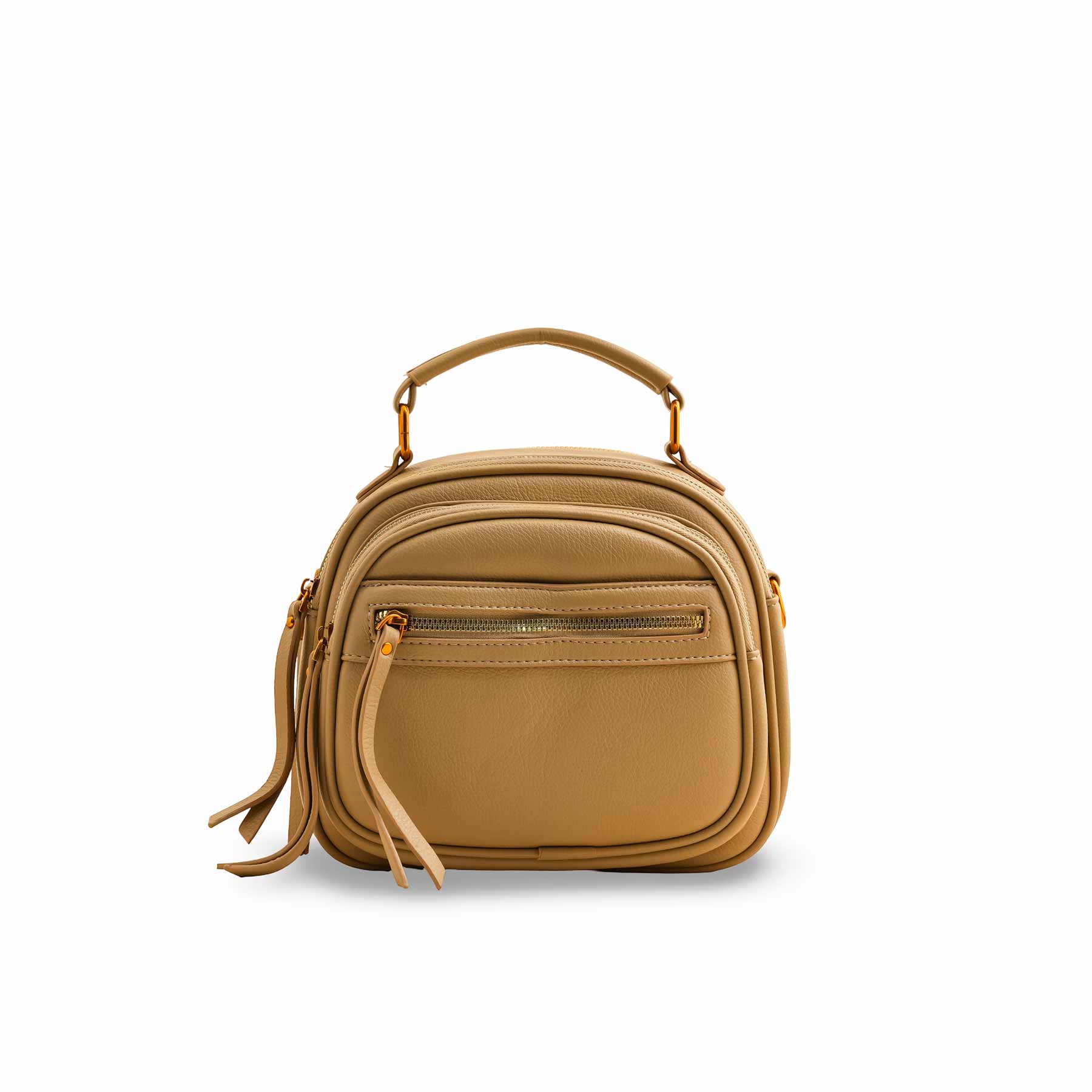 Khaki Formal Shoulder Bag P36391 - Image 2