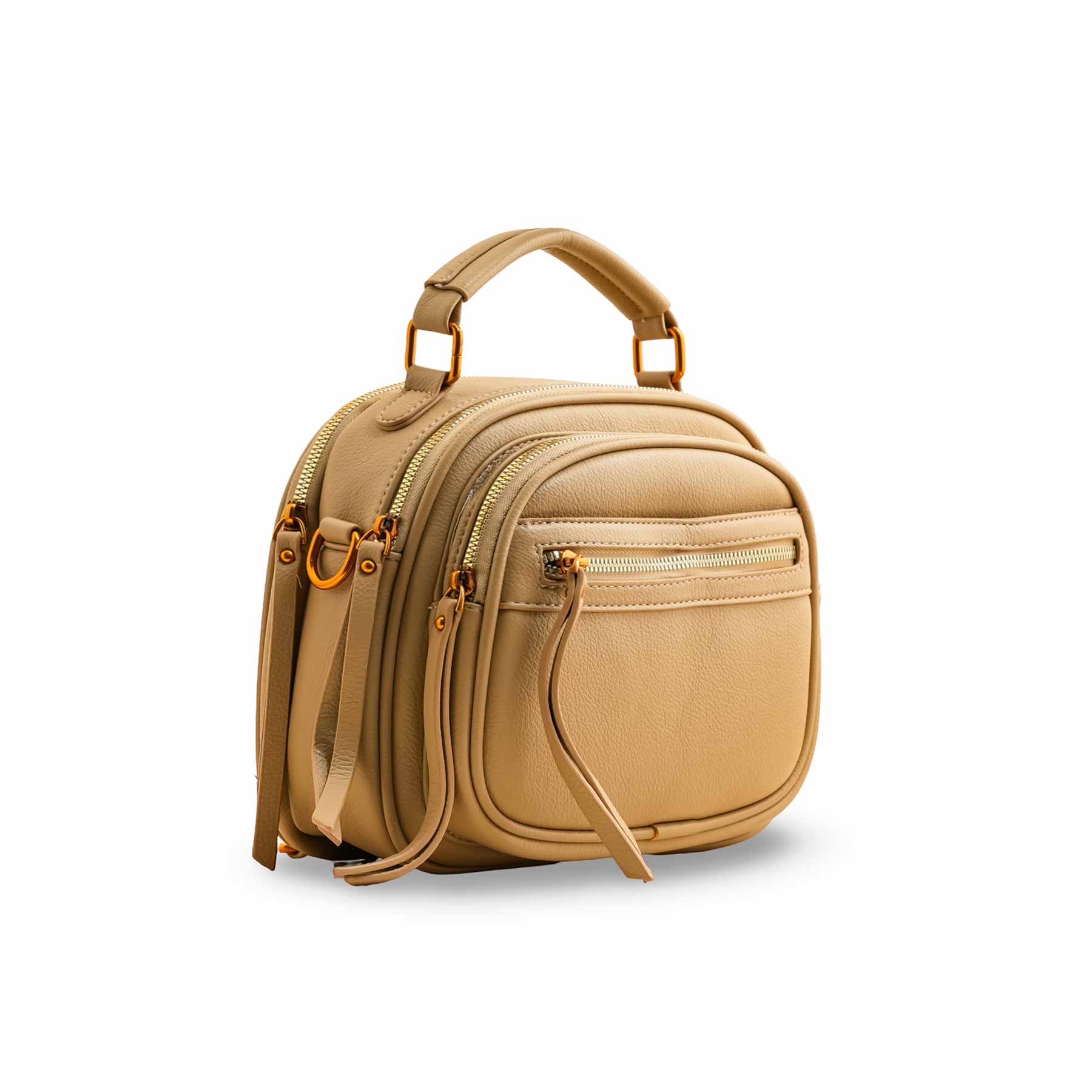 Khaki Formal Shoulder Bag P36391 - Image 3