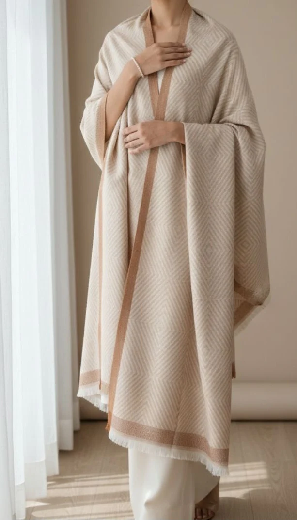 Khaki Winter Stole PN5106