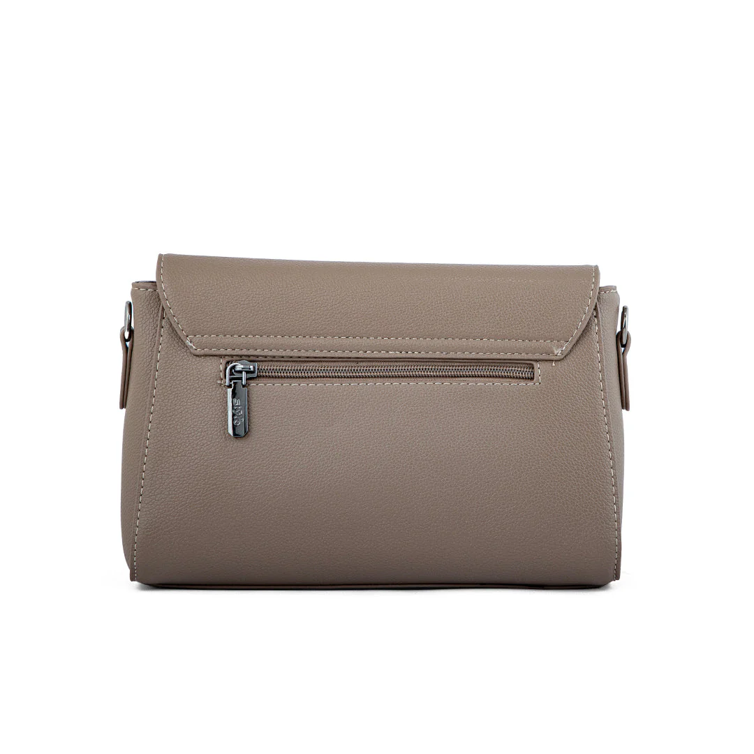 Khaki Women Formal Shoulder Bag P36240 - Image 4