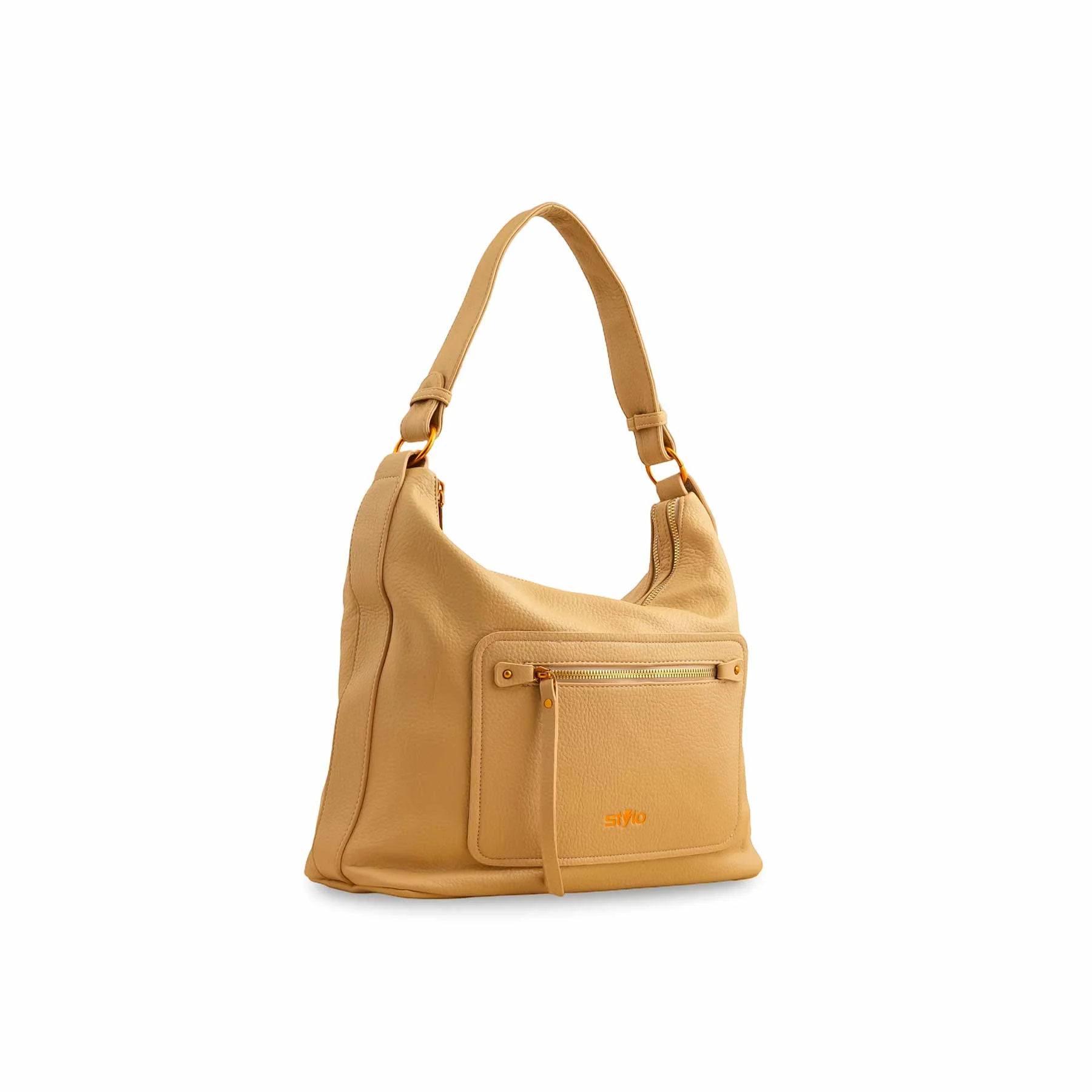 Khaki Women Formal Shoulder Bag P36361 - Image 3