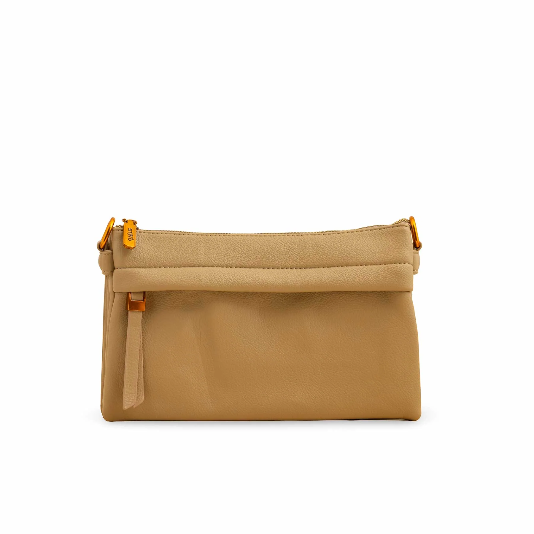 Khaki Women Formal Shoulder Bag P36363 - Image 2