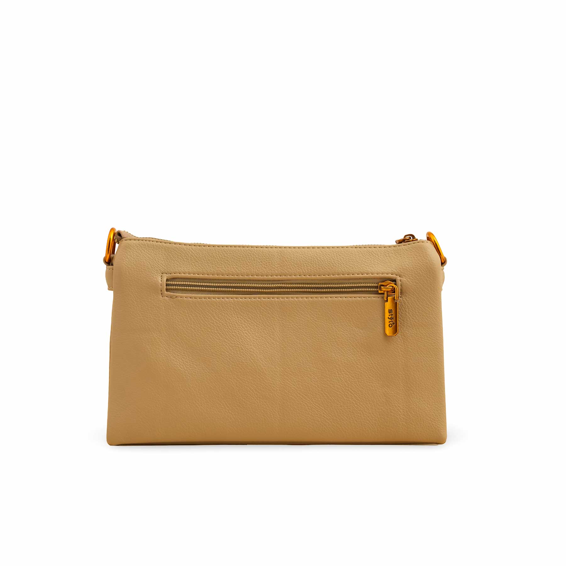 Khaki Women Formal Shoulder Bag P36363 - Image 4