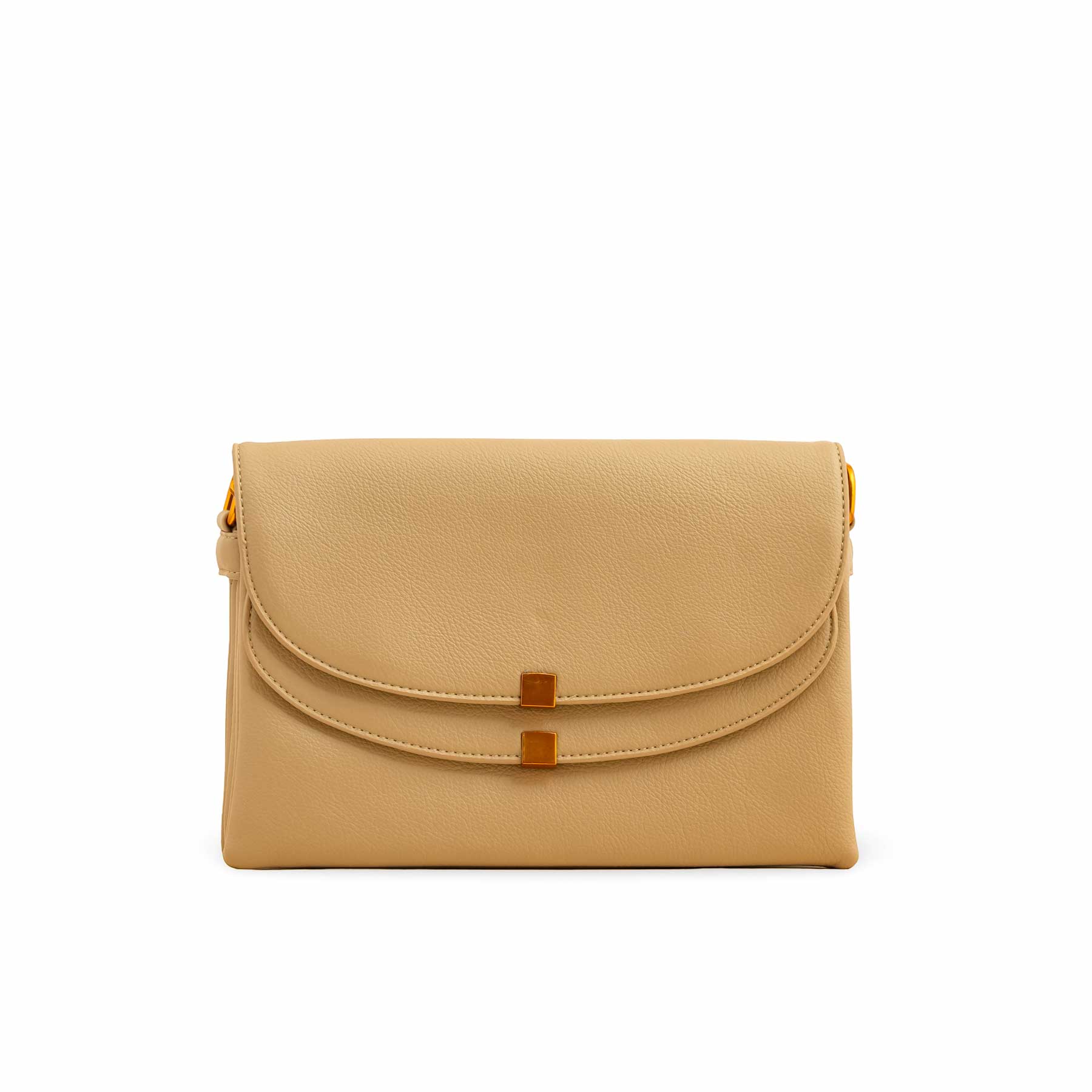 Khaki Women Formal Shoulder Bag P36364 - Image 2
