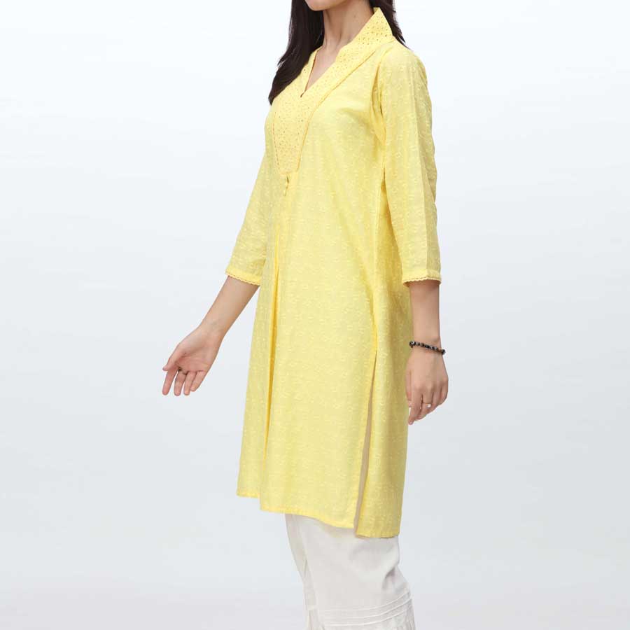 1PC- Embroidered Chikankari Shirt PS4172 - Image 2