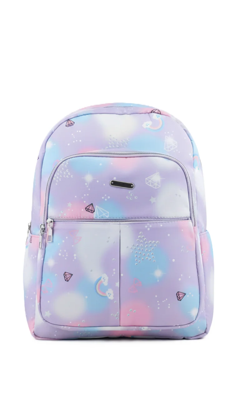 Lilac Casual Back Pack For Ladies P47474 - Image 2