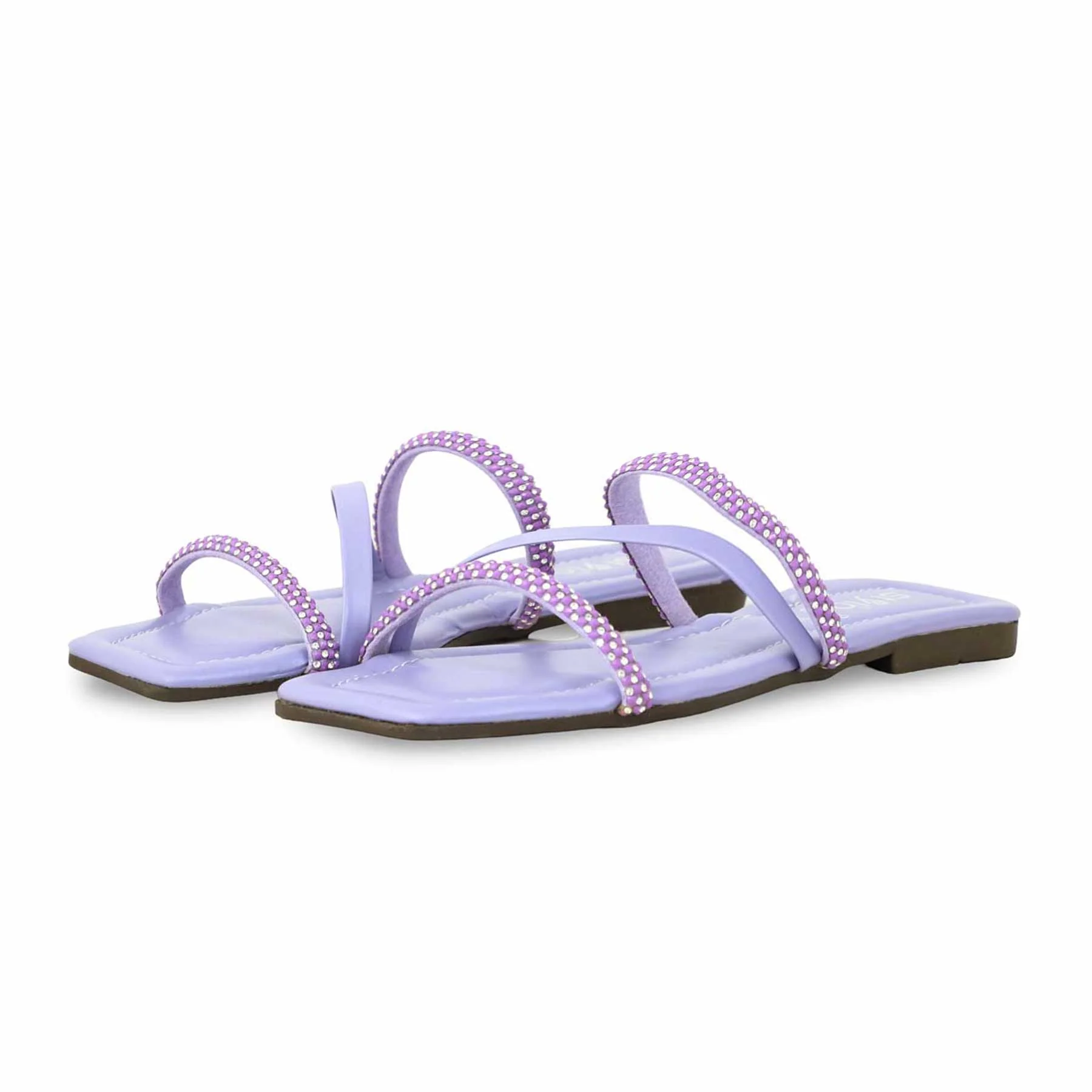Lilac Casual Slipper CL1890 - Image 3