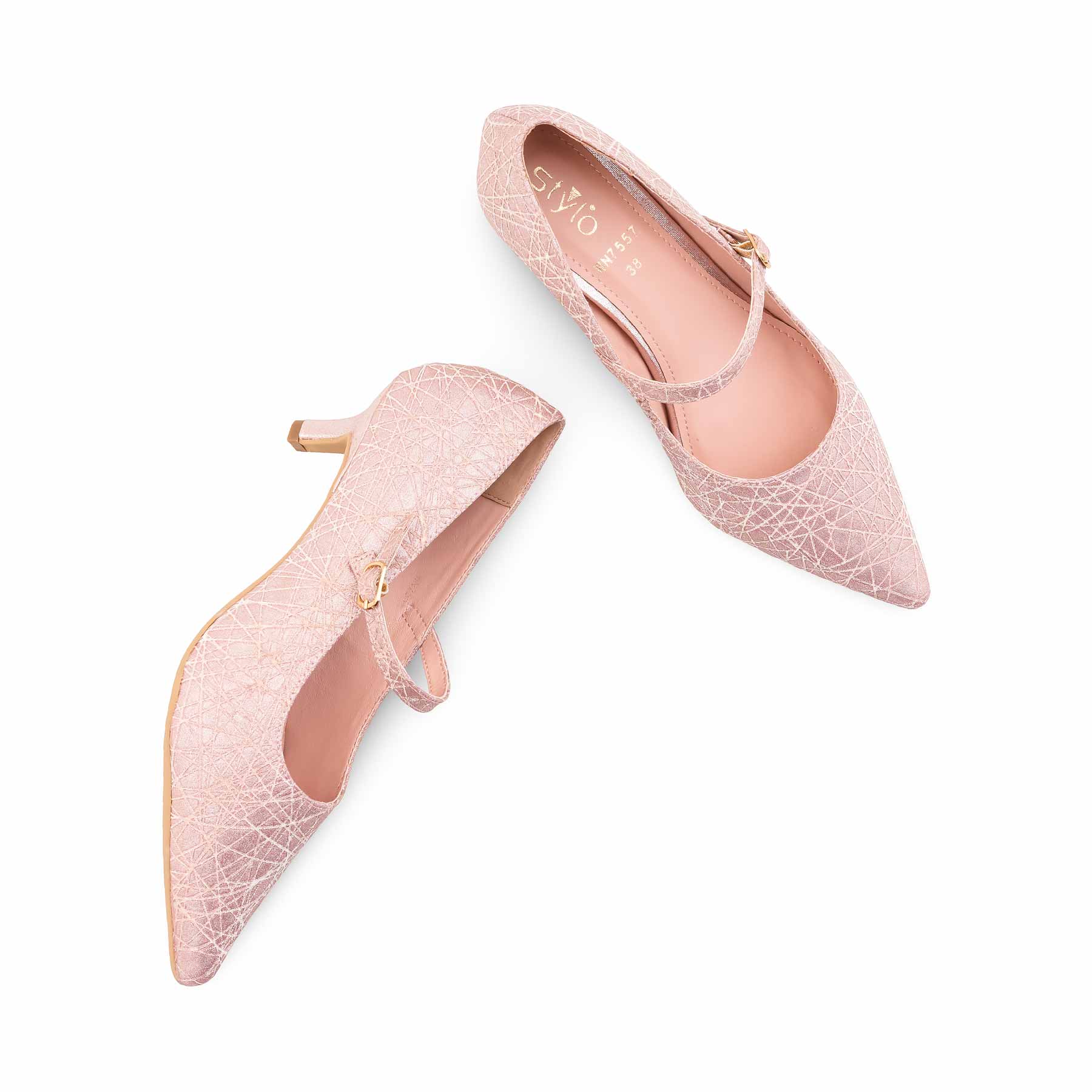 Lilac Court Shoes For Women WN7557 - Image 5