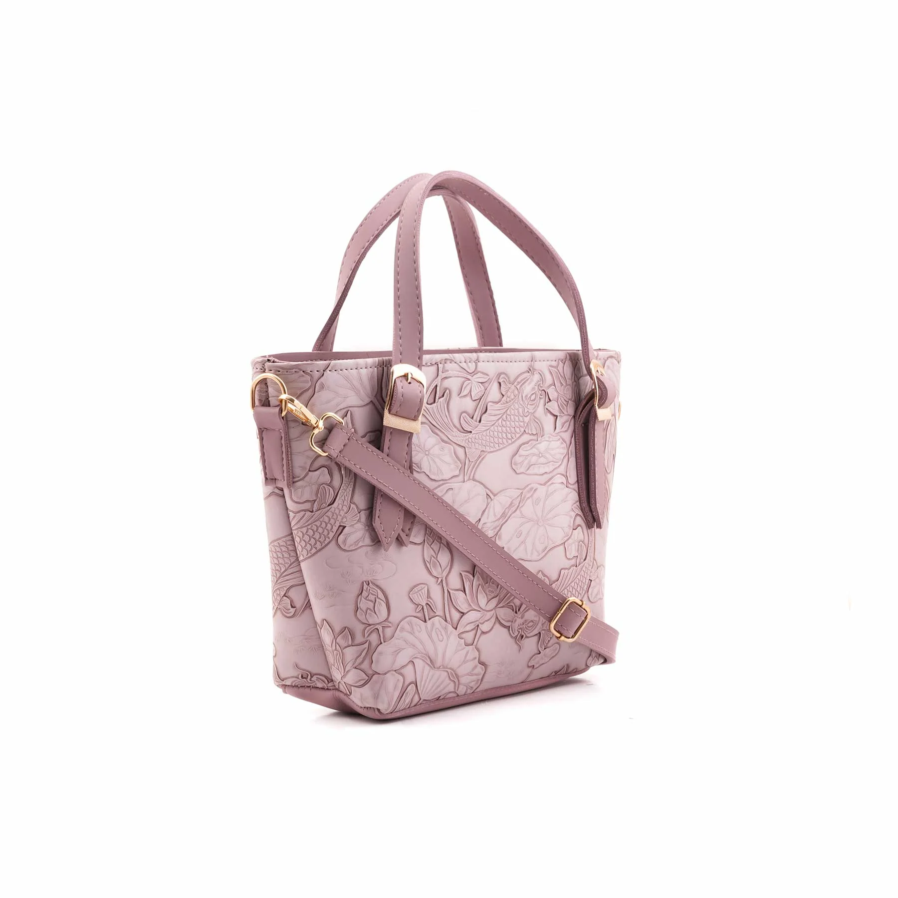 Lilac Formal Hand Bag For Ladies P56306 - Image 3