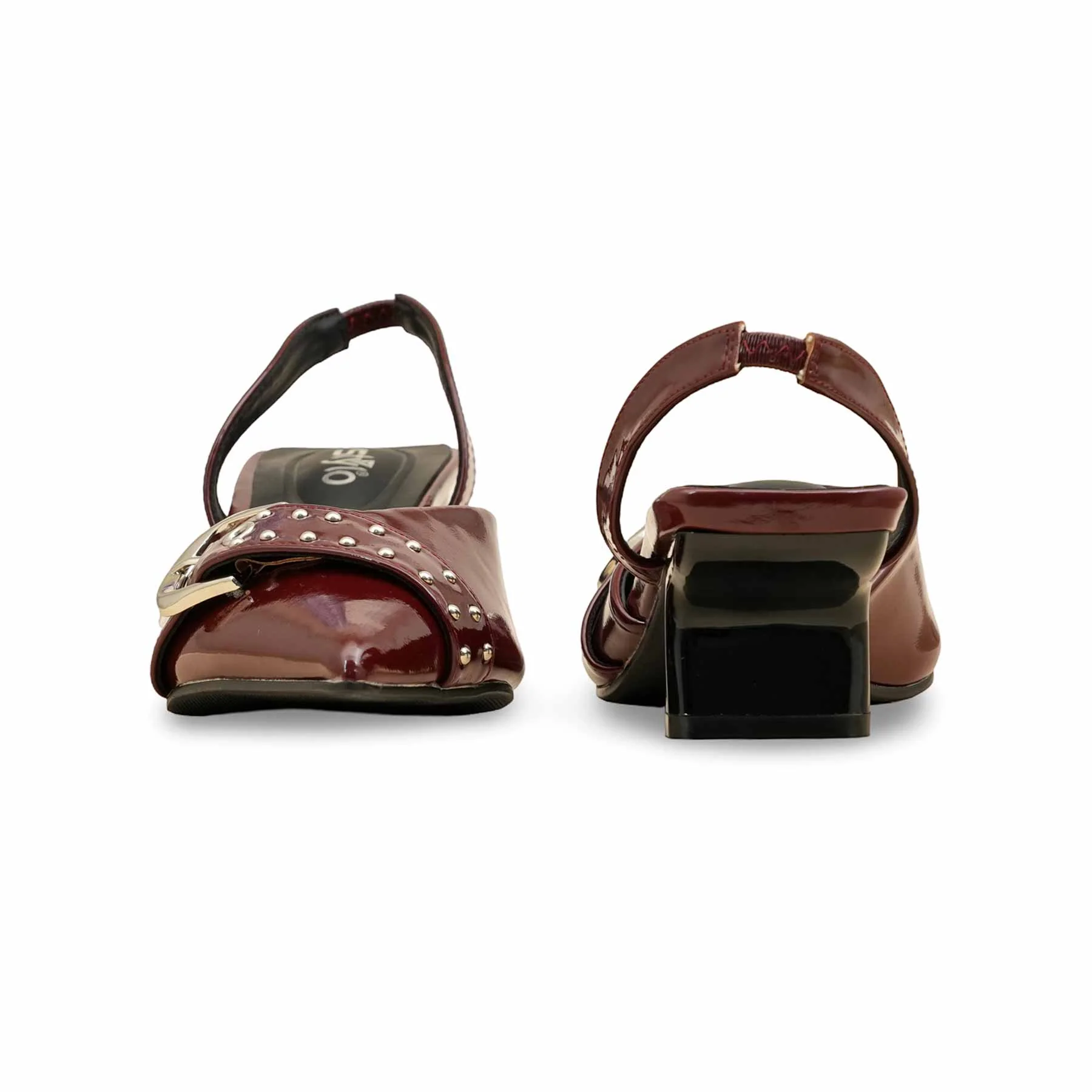 Maroon Back Open For Ladies WN5441 - Image 4