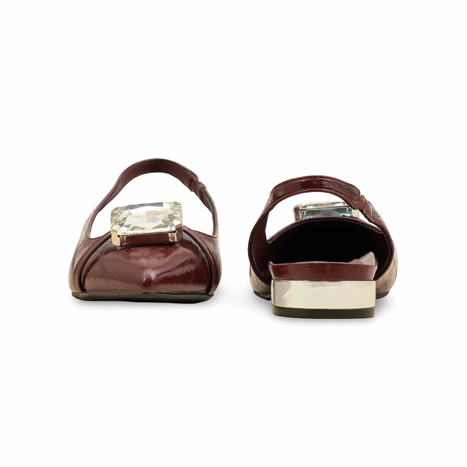 Maroon Back Open WN5439 - Image 4