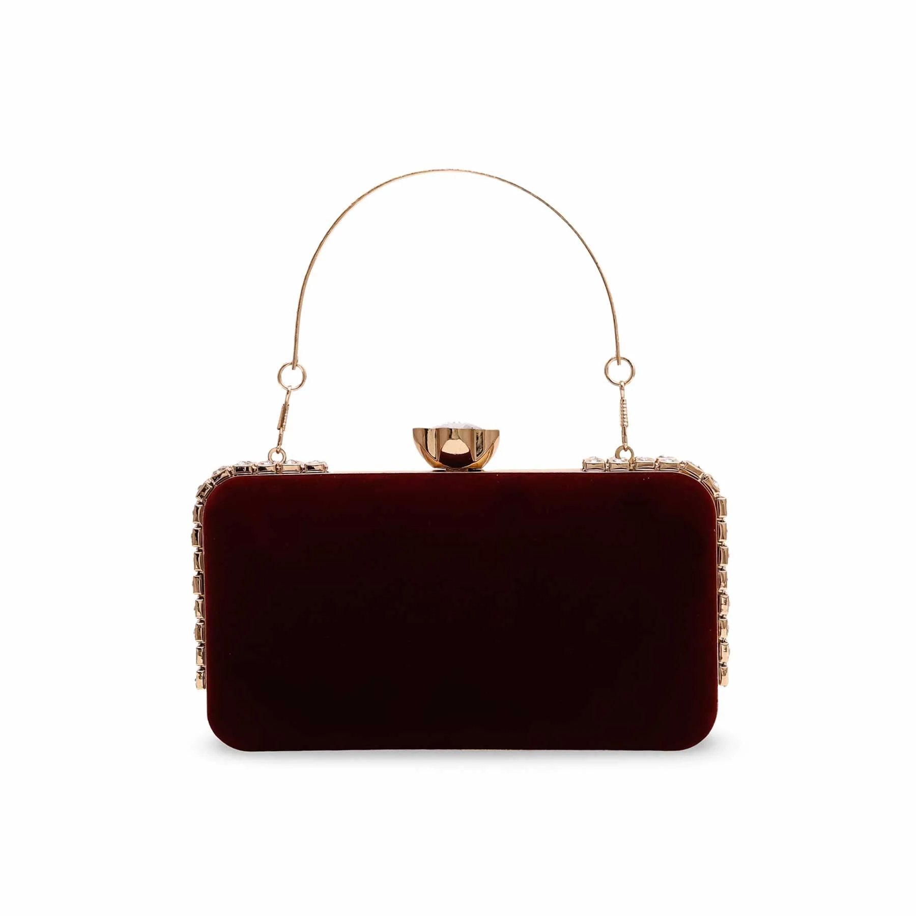 Maroon Bridal Clutch P15563 - Image 3