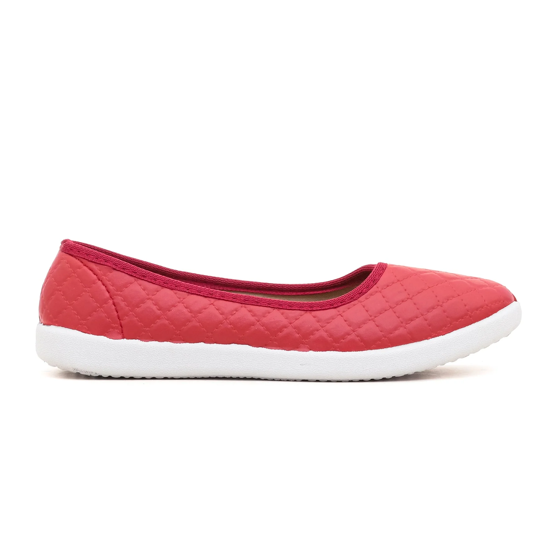 Maroon Canvas Slip On WN6113 - Image 2