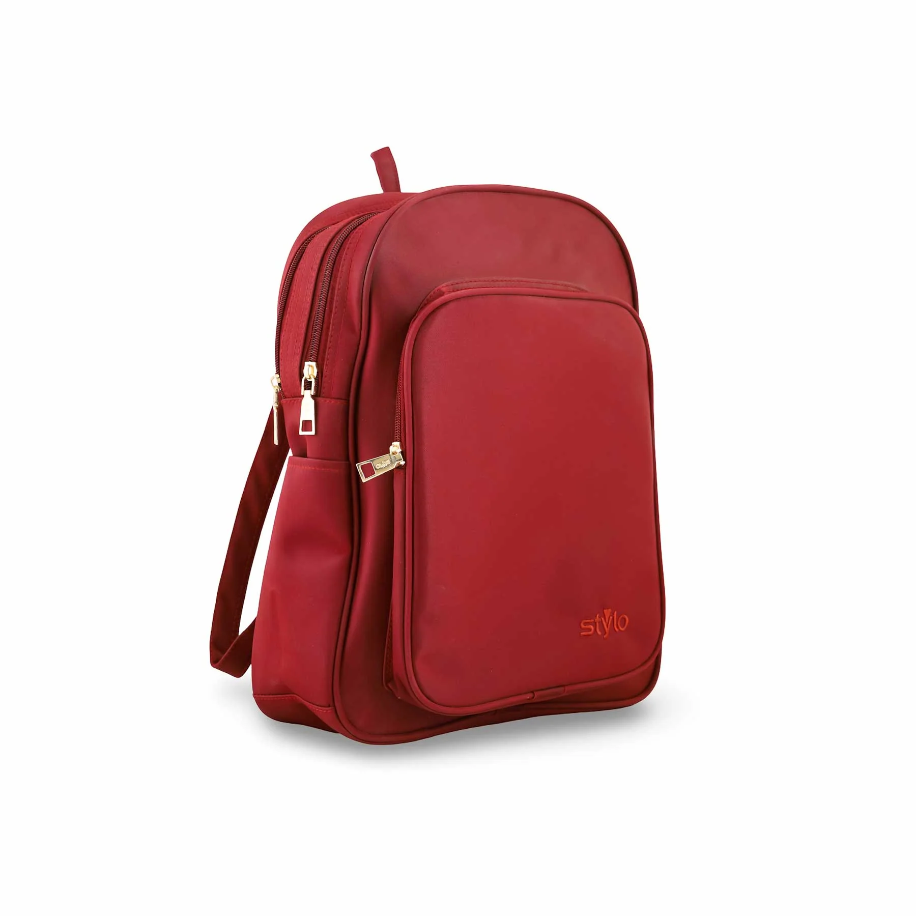 Maroon Casual Back Pack P47442 - Image 2