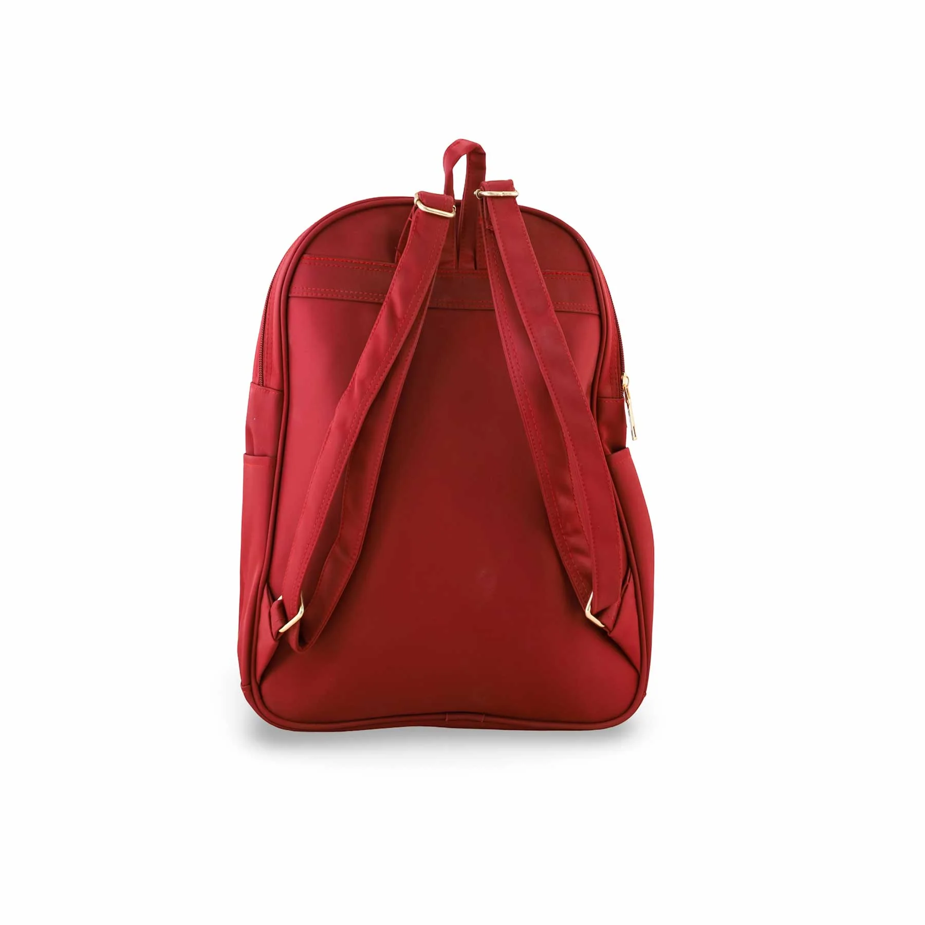 Maroon Casual Back Pack P47442 - Image 3