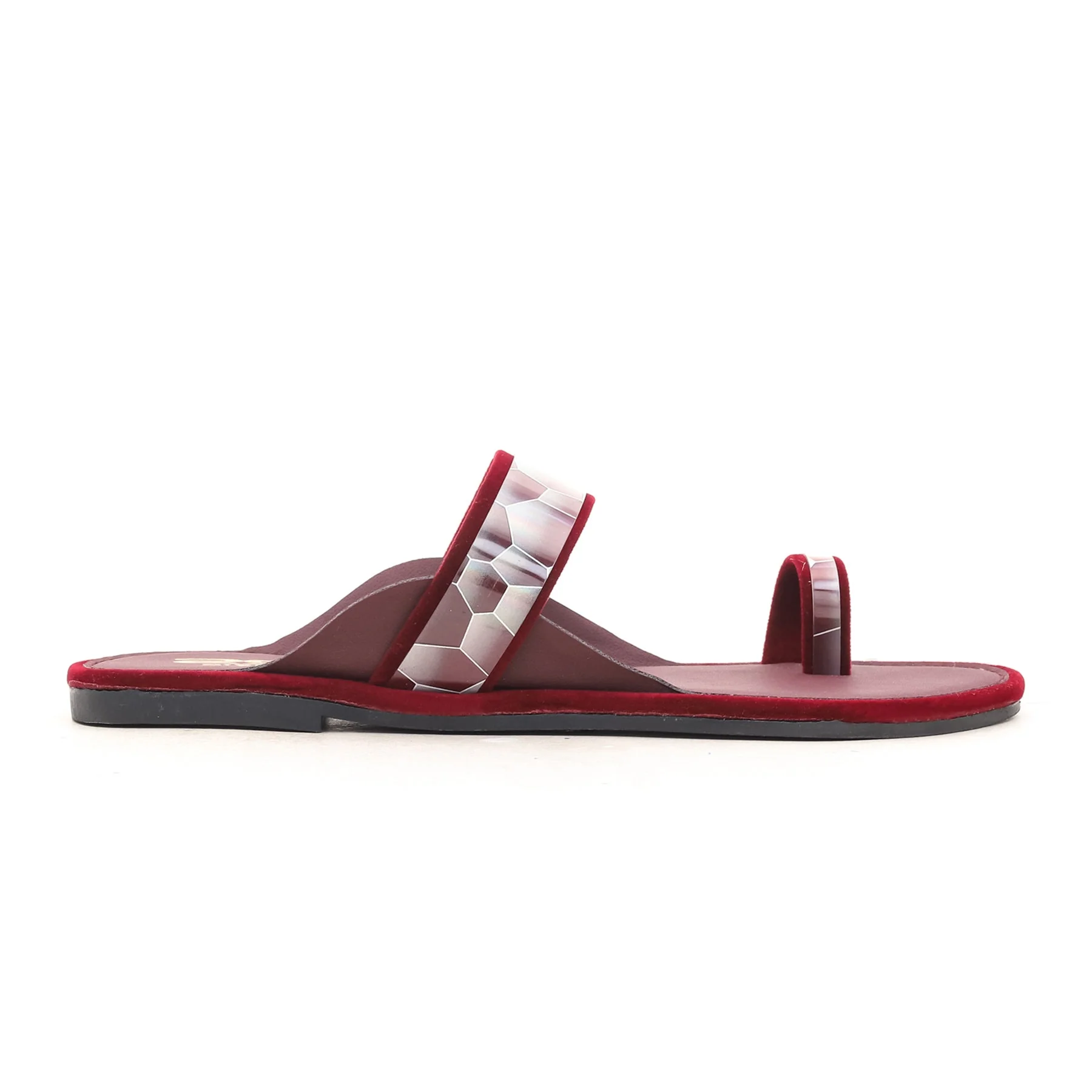 Maroon Casual Chappal CL1399 - Image 2