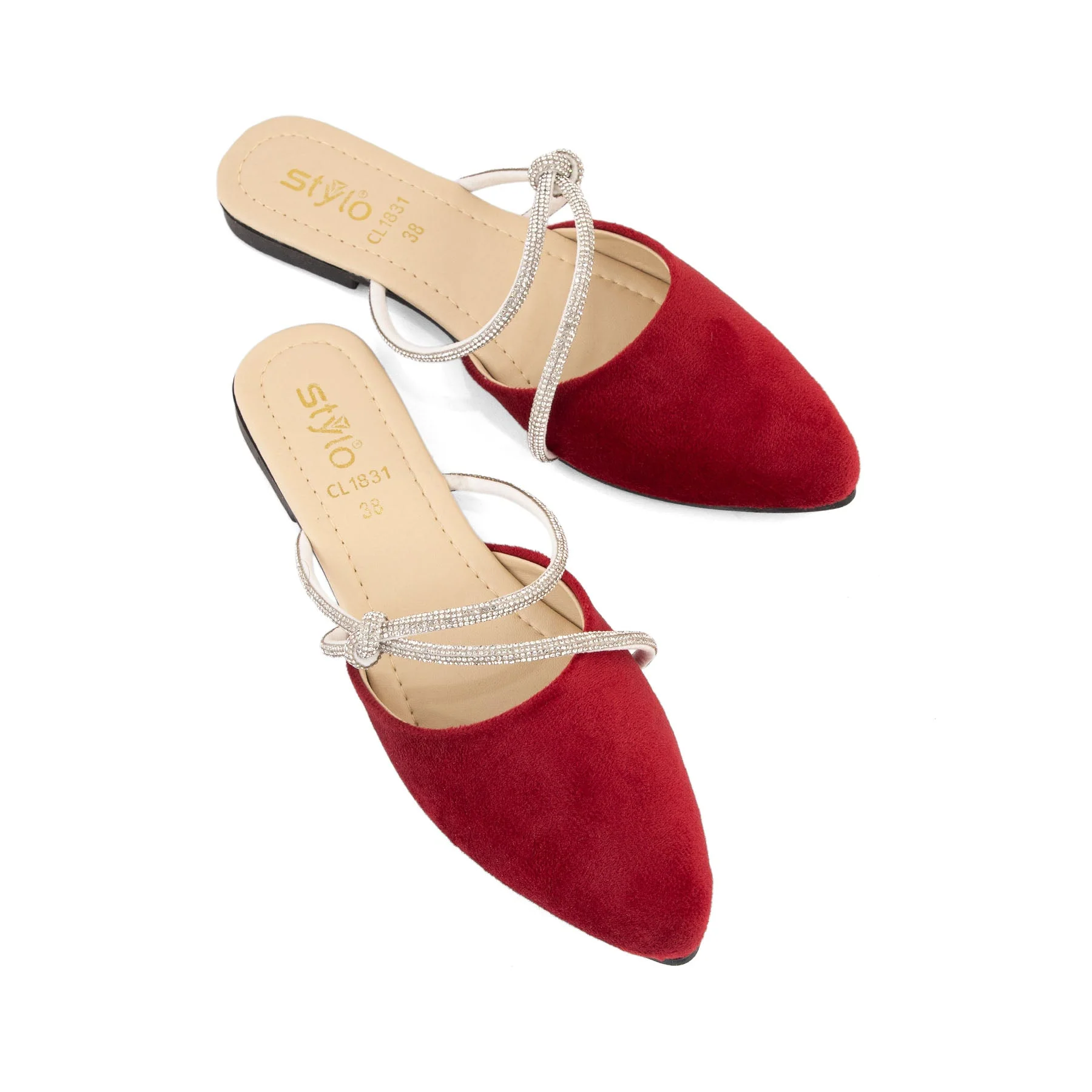 Maroon Casual Mule CL1831 - Image 4