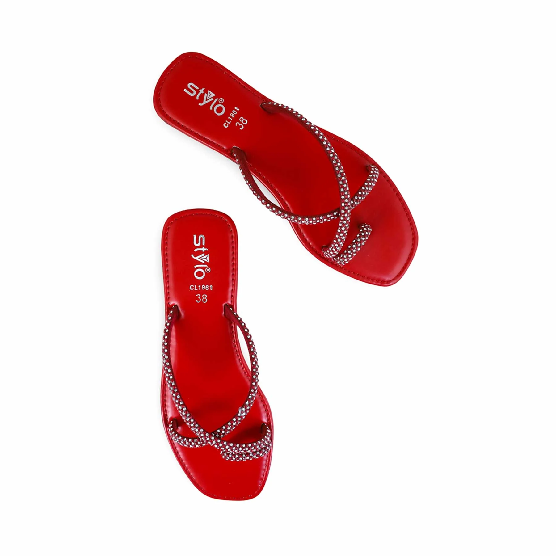 Maroon Casual Chappal CL1961 - Image 5