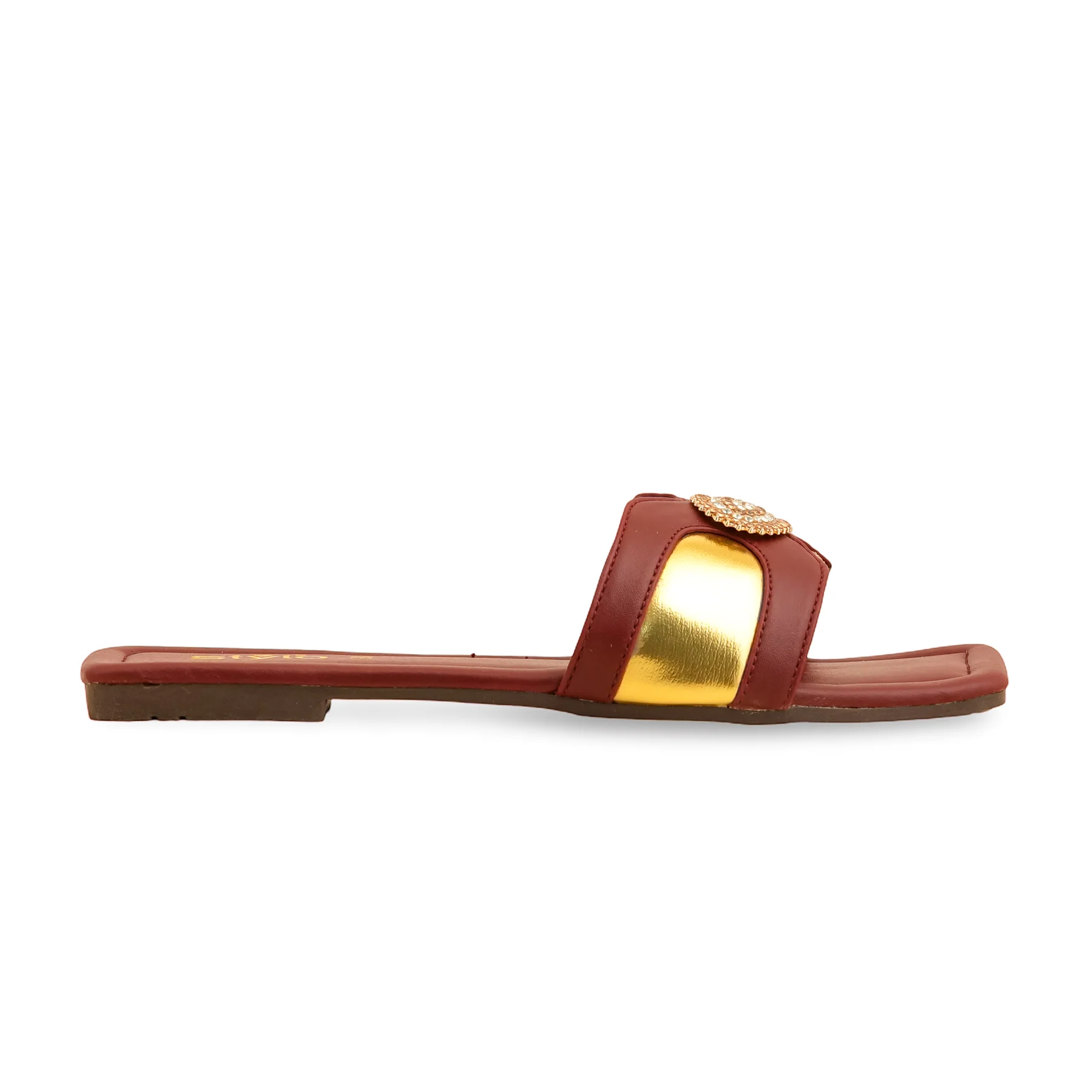 Maroon Casual Slipper CL2047 - Image 2