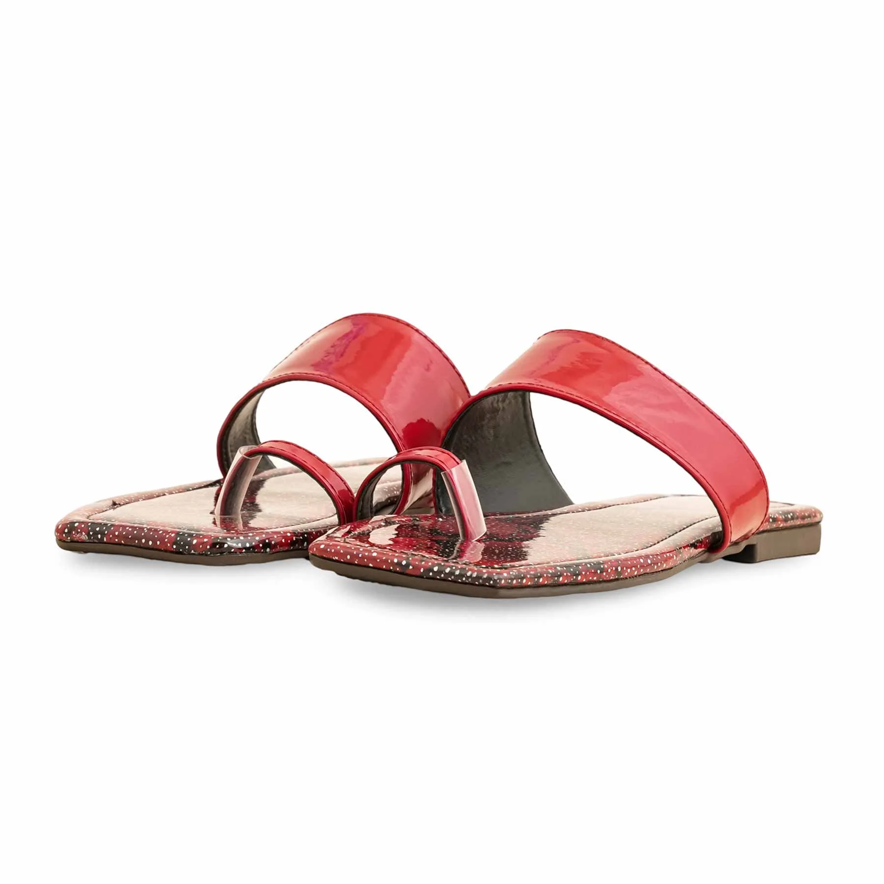 Maroon Casual Chappal CL2048 - Image 3