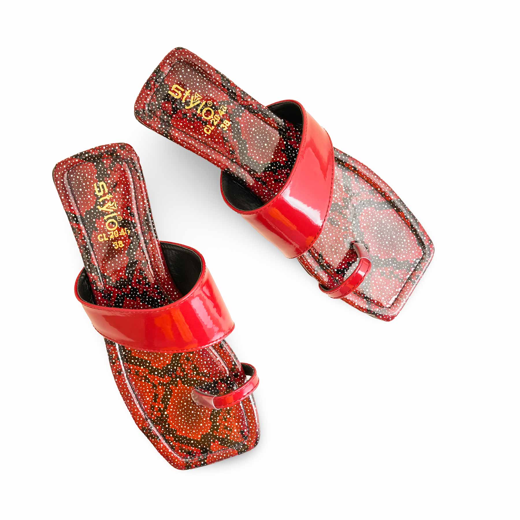 Maroon Casual Chappal CL2048 - Image 5