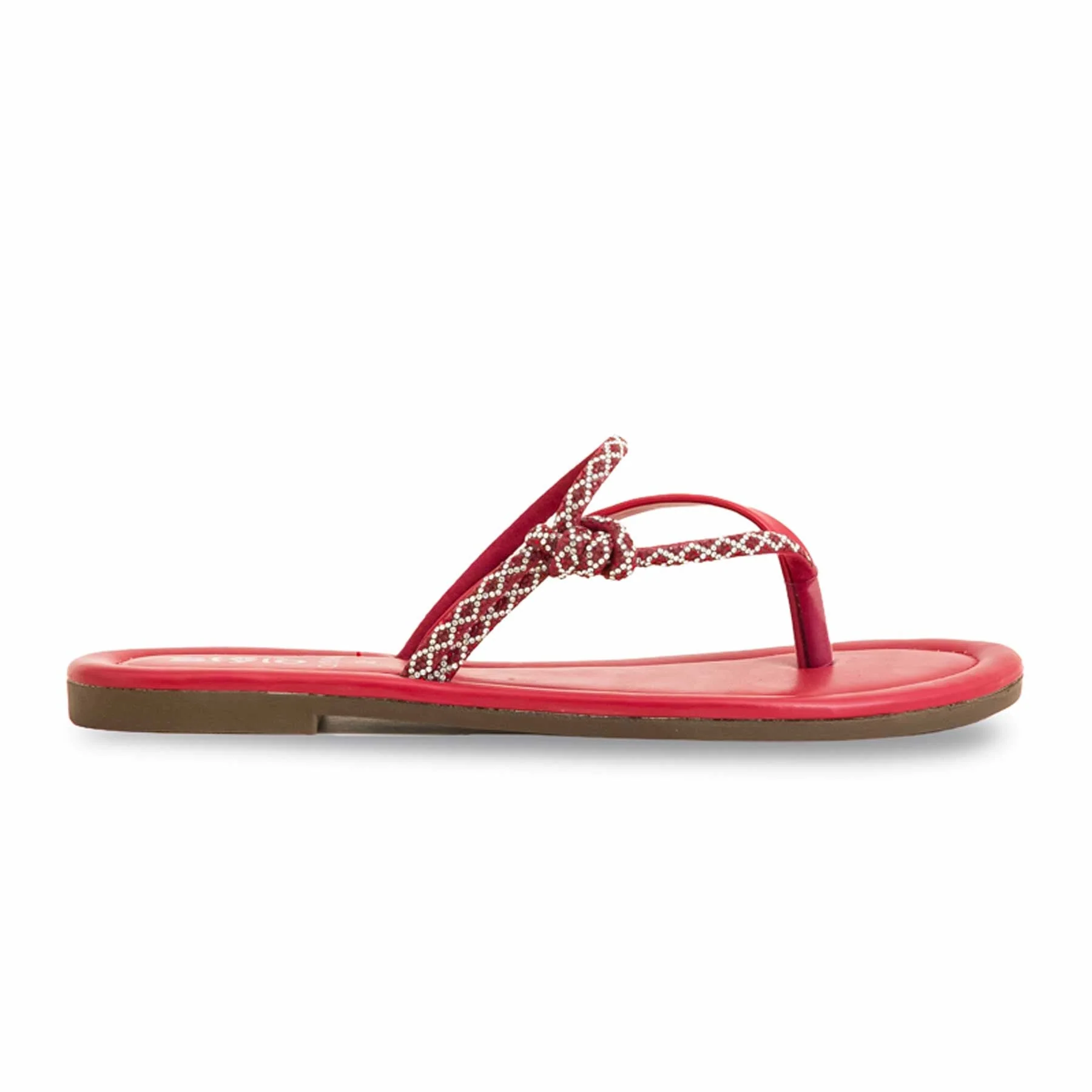 Maroon Casual Chappal For Ladies CL1906 - Image 2