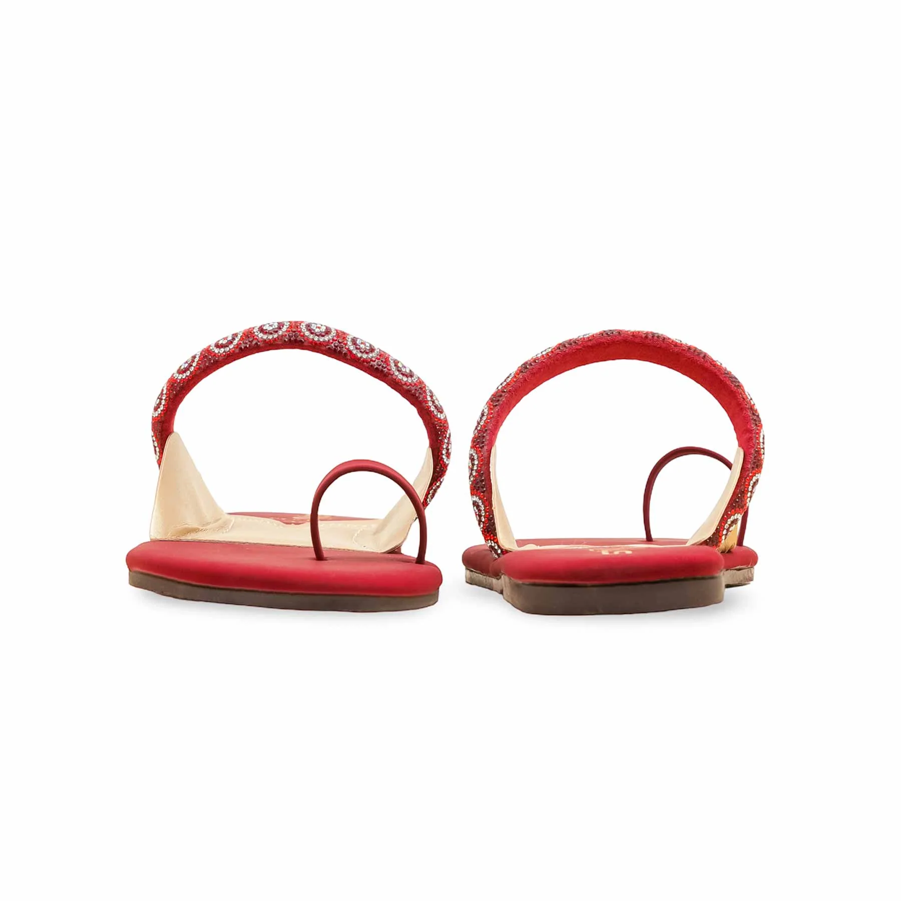 Maroon Casual Chappal For Ladies CL2142 - Image 4