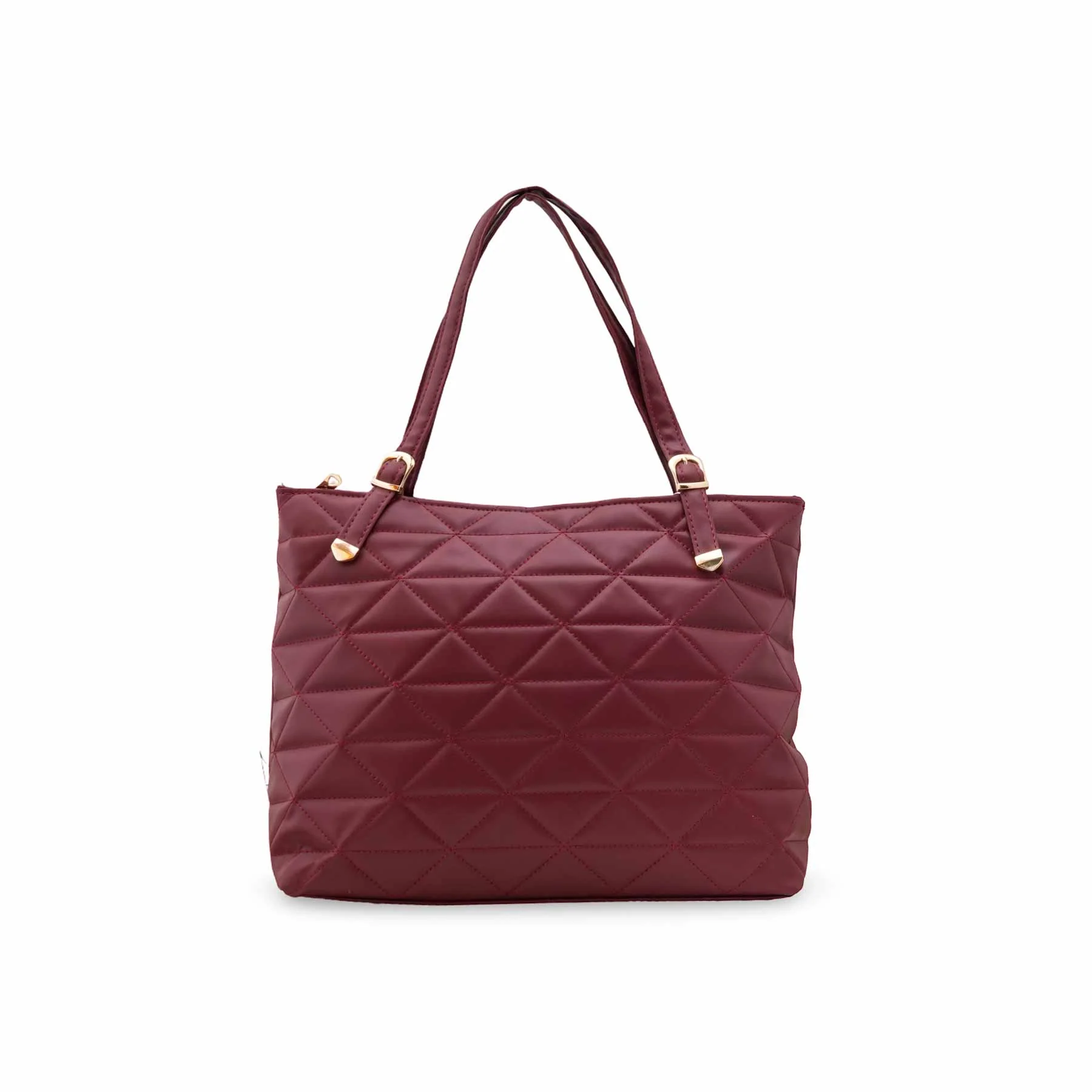 Maroon Casual Hand Bag For Ladies P56248 - Image 2