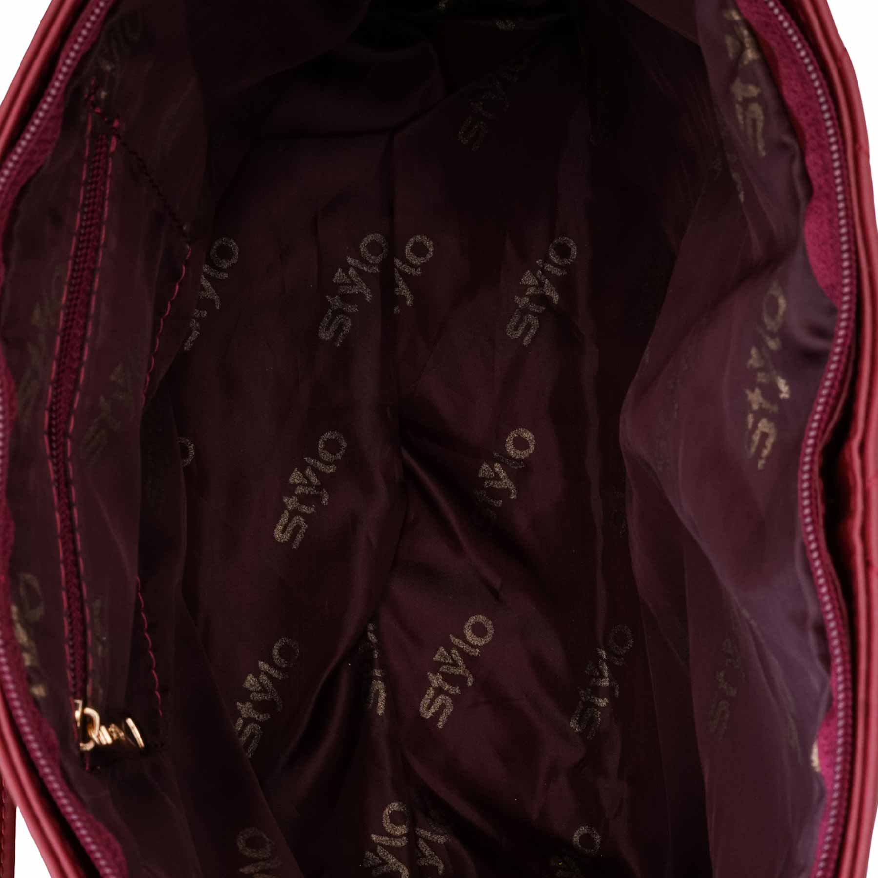 Maroon Casual Hand Bag For Ladies P56248 - Image 6