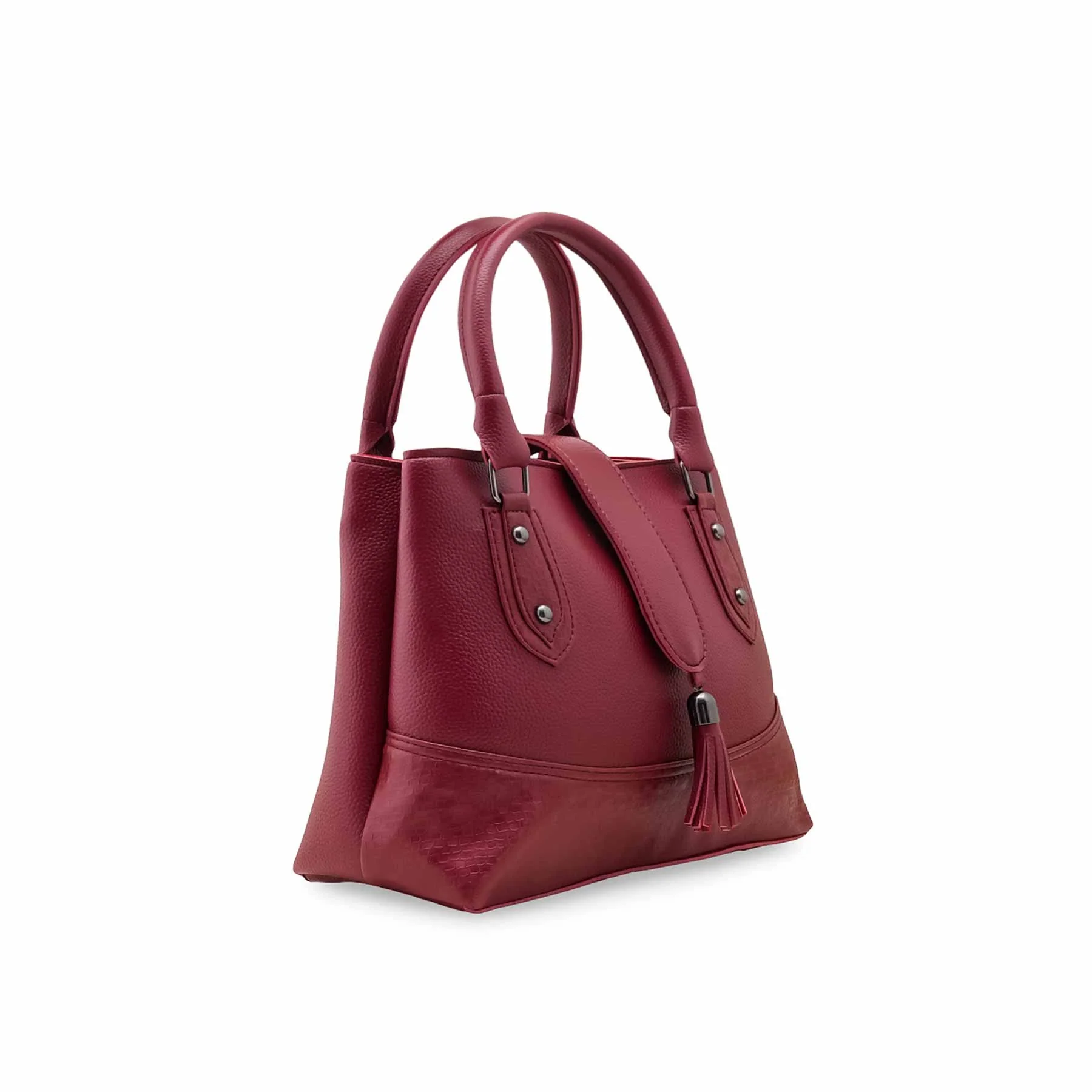 Maroon Casual Hand Bag For Ladies P56288 - Image 3