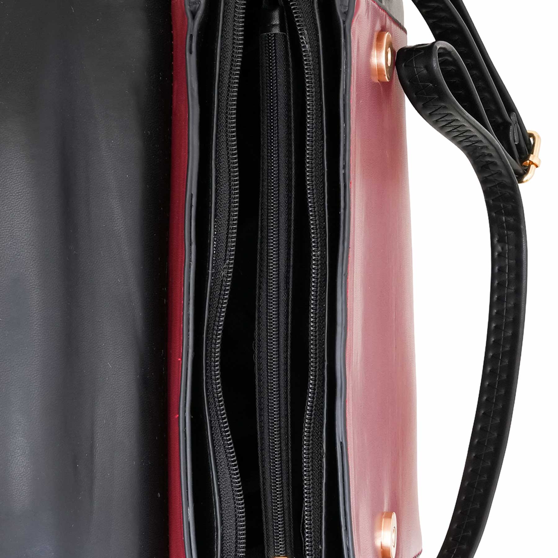 Maroon Casual Hand Bag For Women P55832 - Image 5