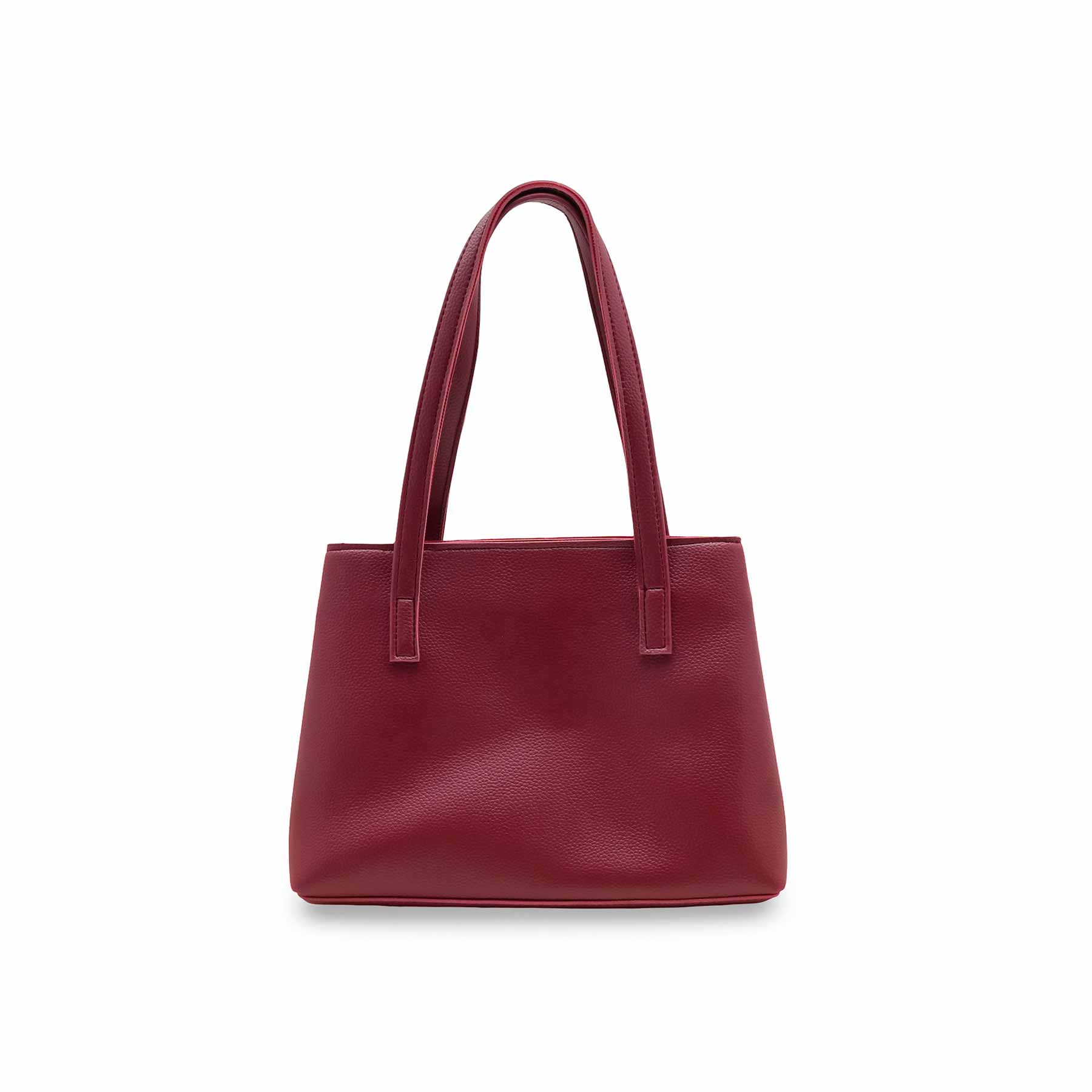 Maroon Casual Hand Bag For Women P56287 - Image 2