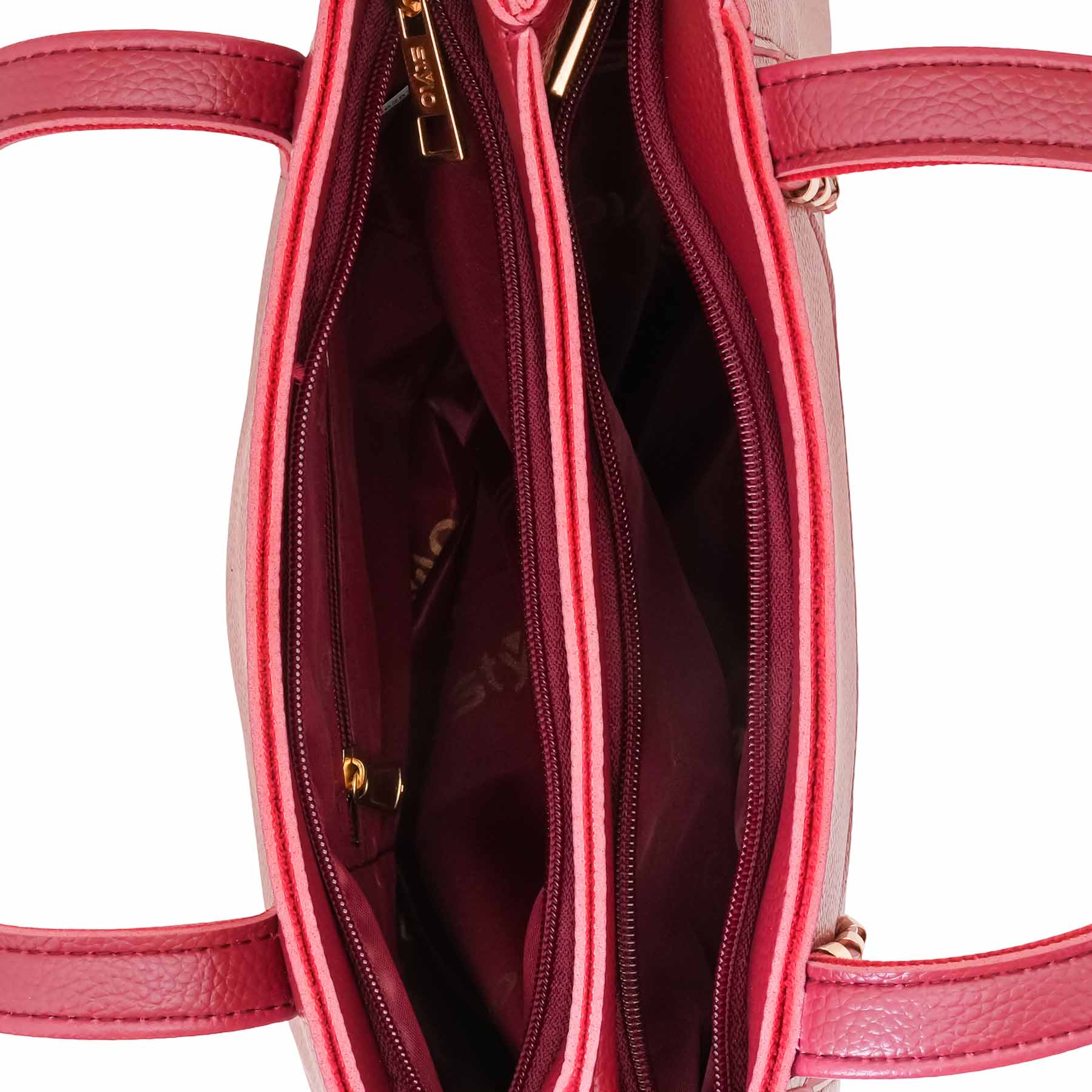 Maroon Casual Hand Bag For Women P56287 - Image 5