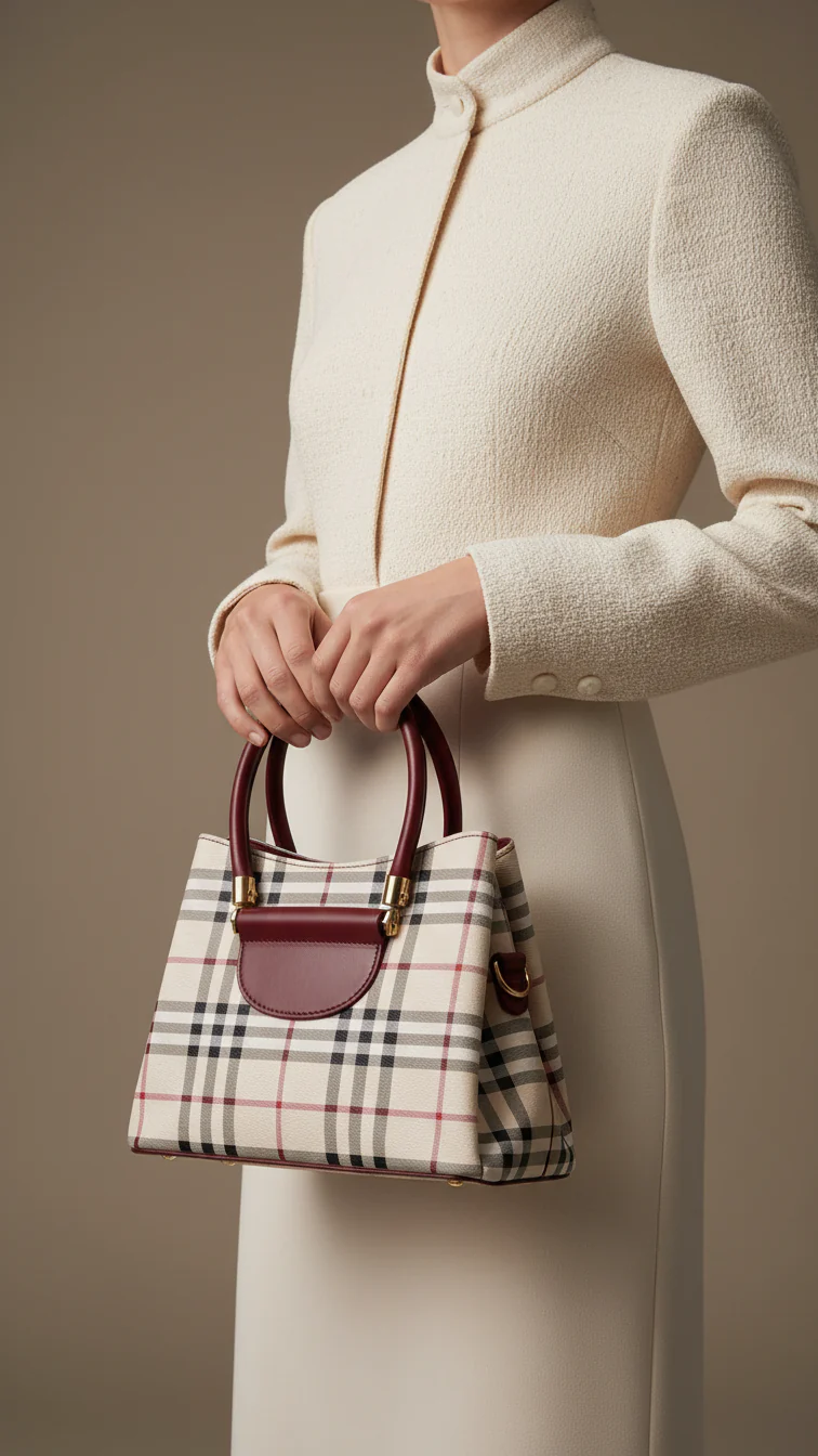 Maroon Casual Hand Bag For Women P56308
