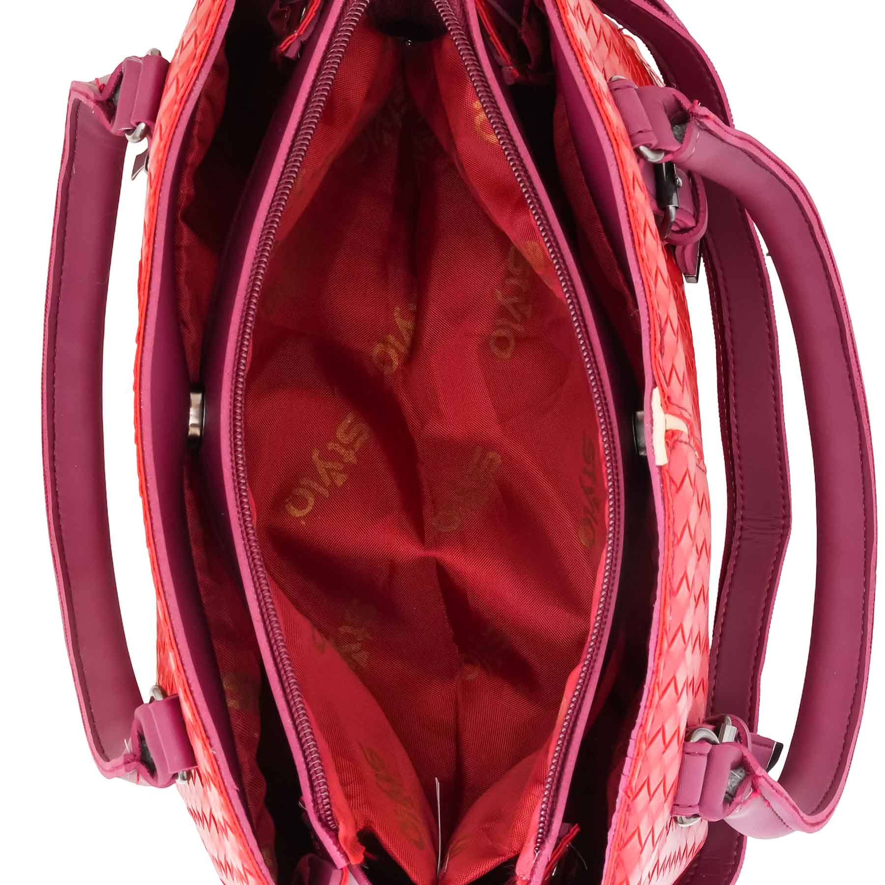 Maroon Casual Hand Bag For Women P56324 - Image 6