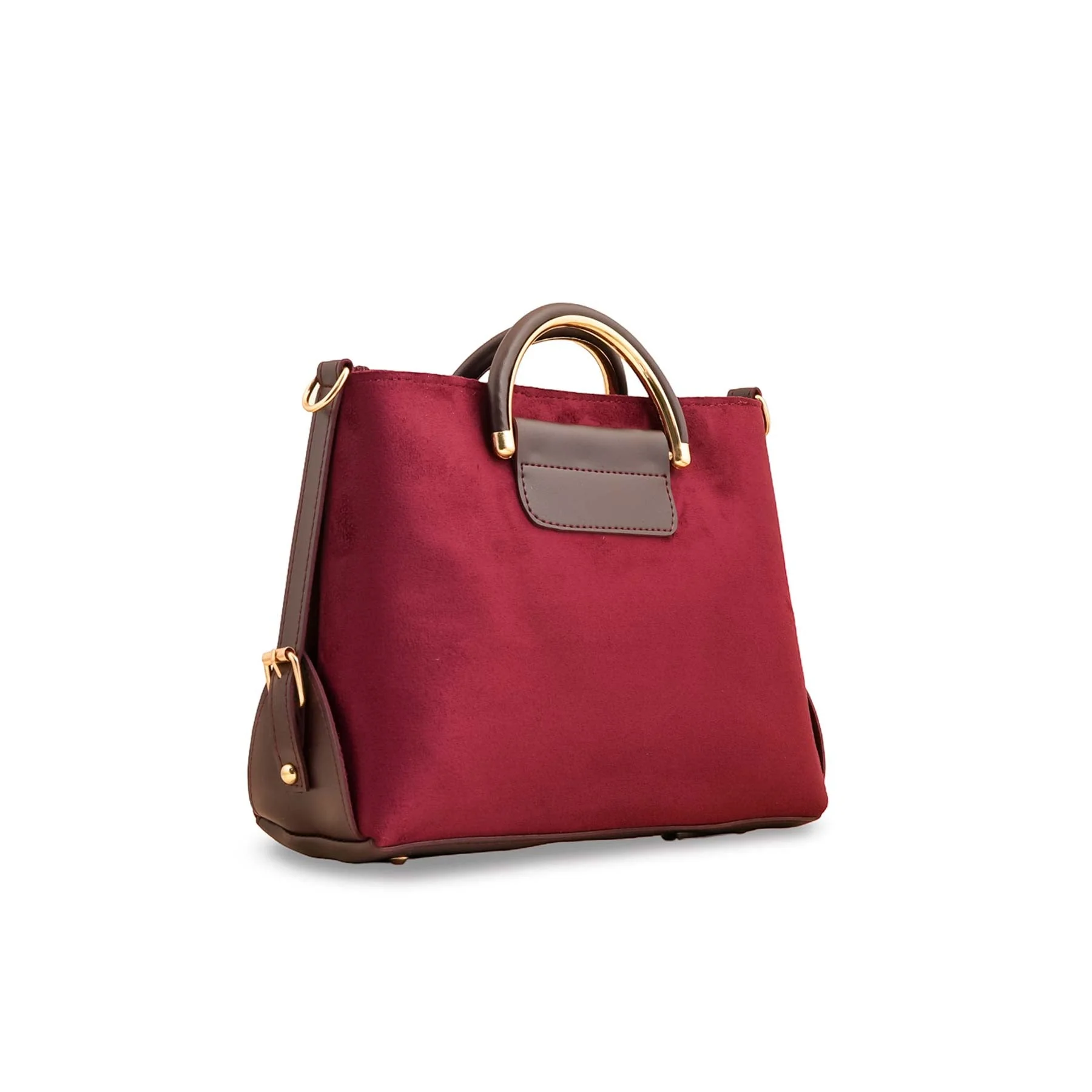 Maroon Casual Hand Bag P56211 - Image 2