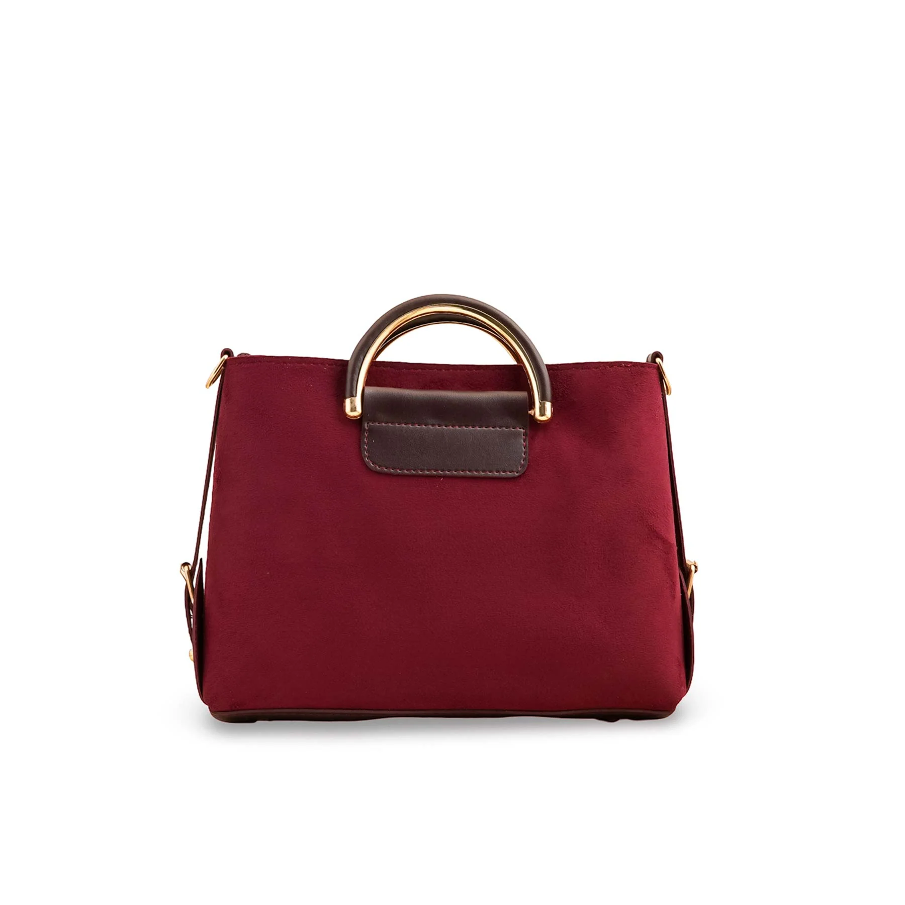 Maroon Casual Hand Bag P56211 - Image 3