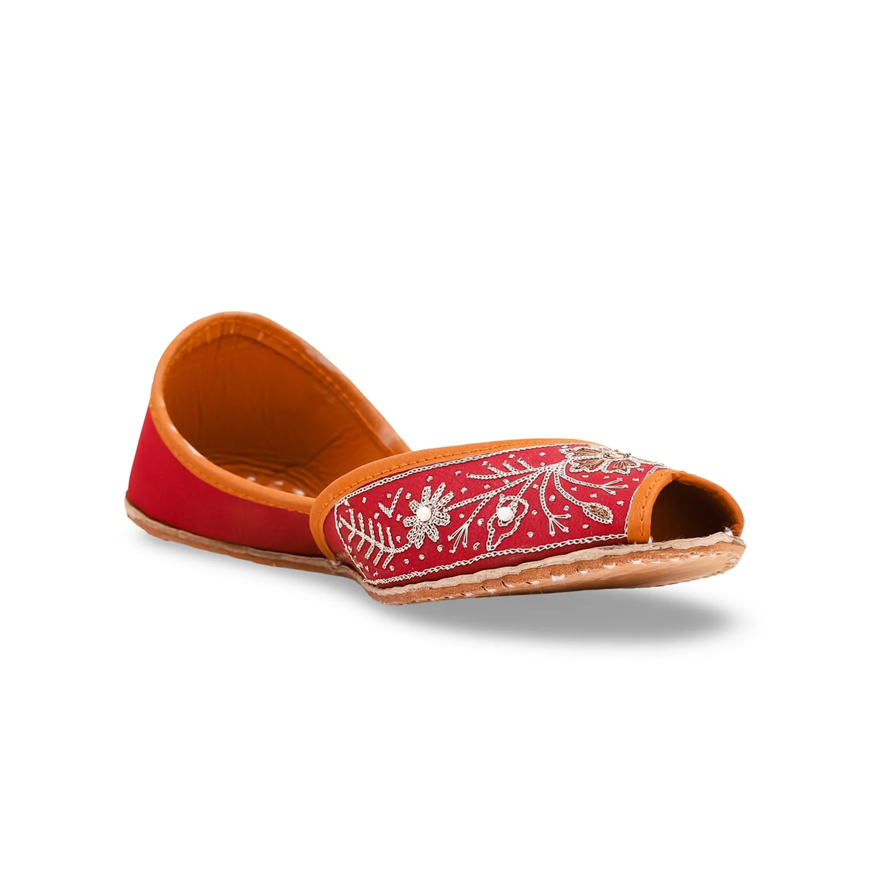Maroon Casual Khussa EC8332 - Image 2