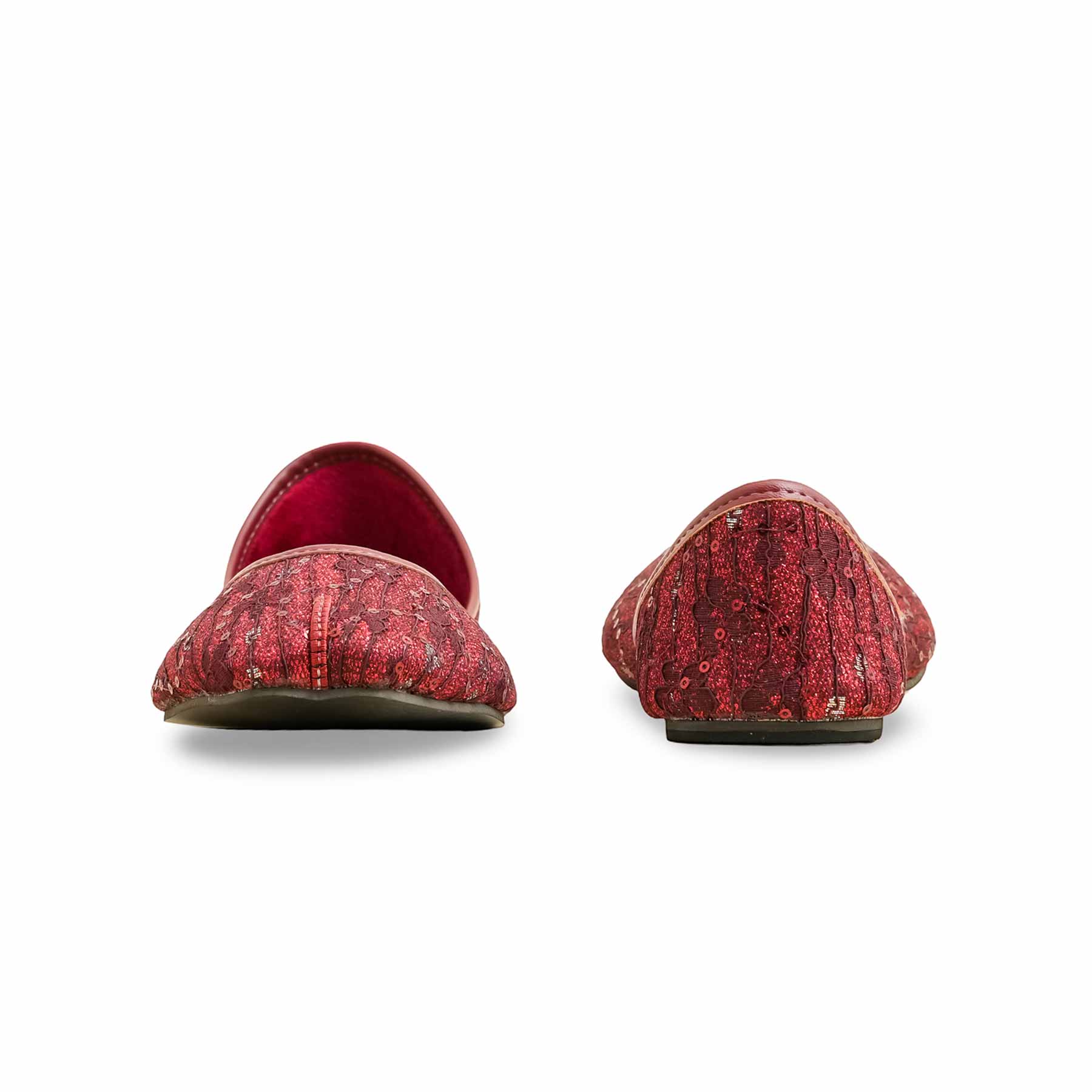 Maroon Casual Khussa EC8574 - Image 4