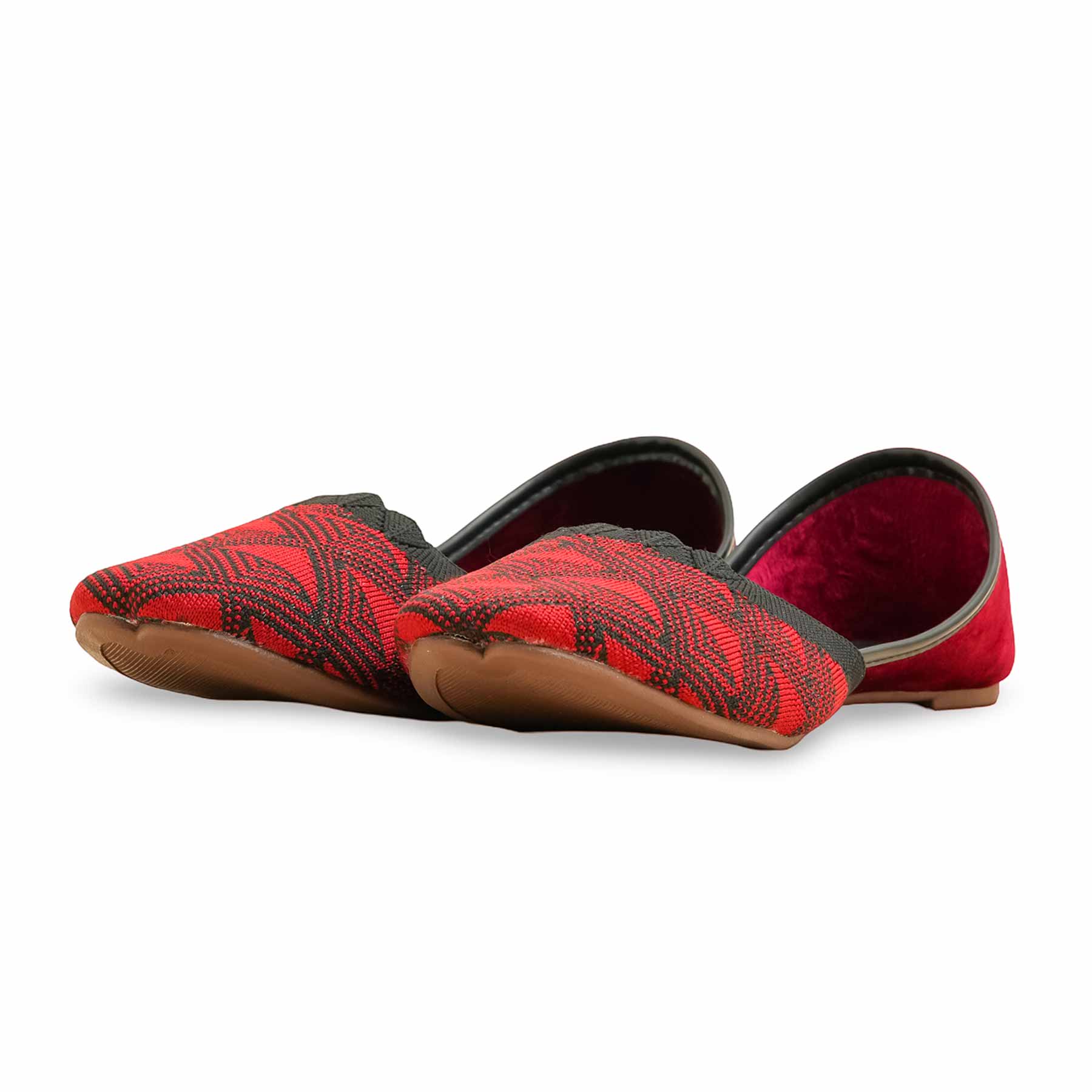 Maroon Casual Khussa EC8583 - Image 3