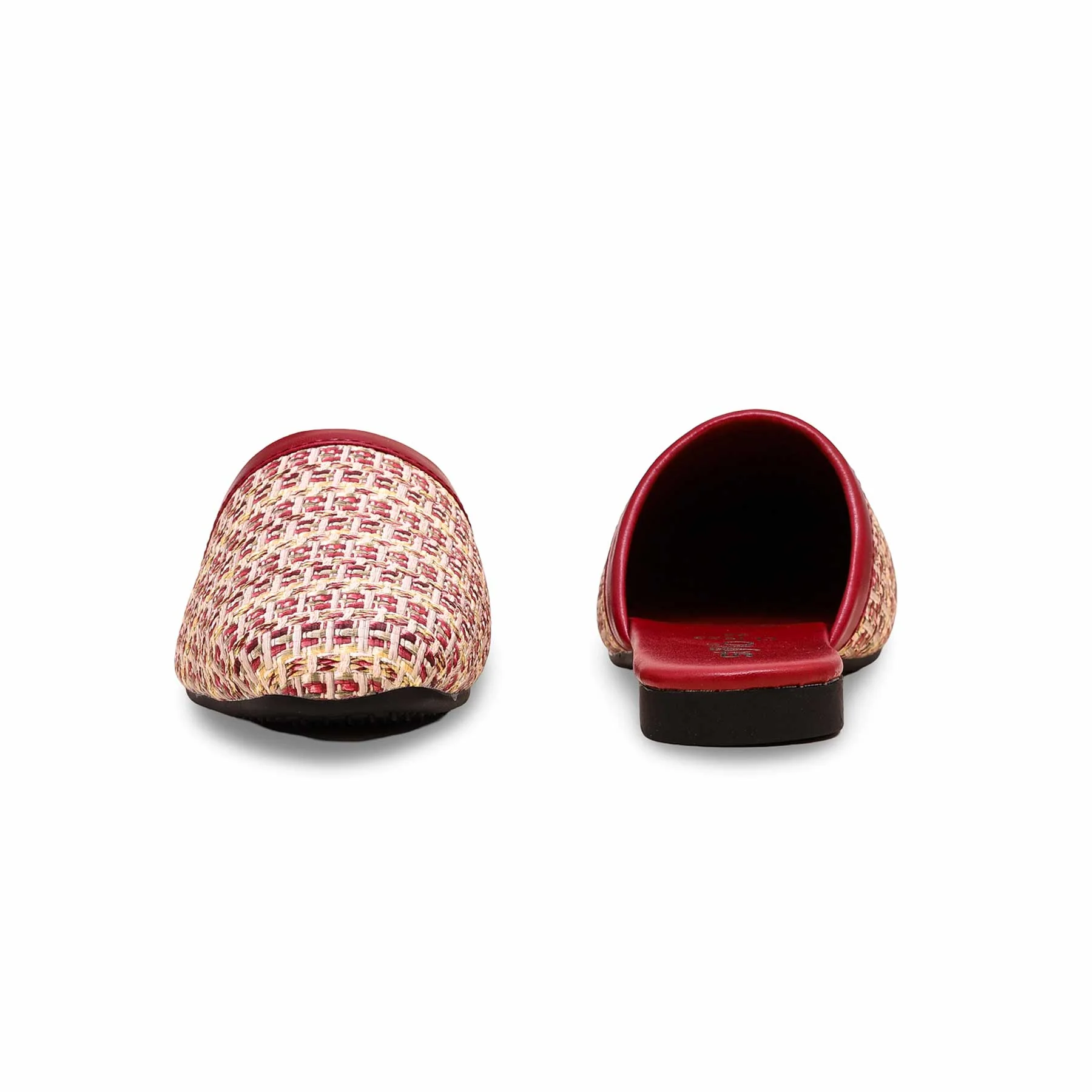 Maroon Casual Mule CL1823 - Image 3