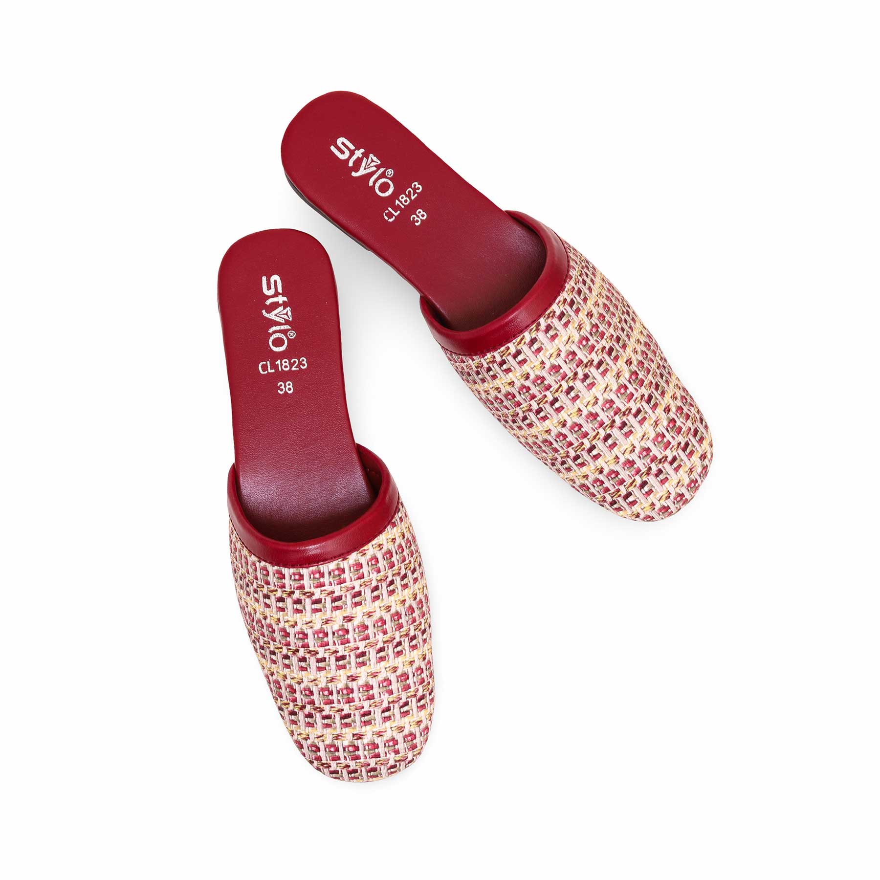 Maroon Casual Mule CL1823 - Image 4