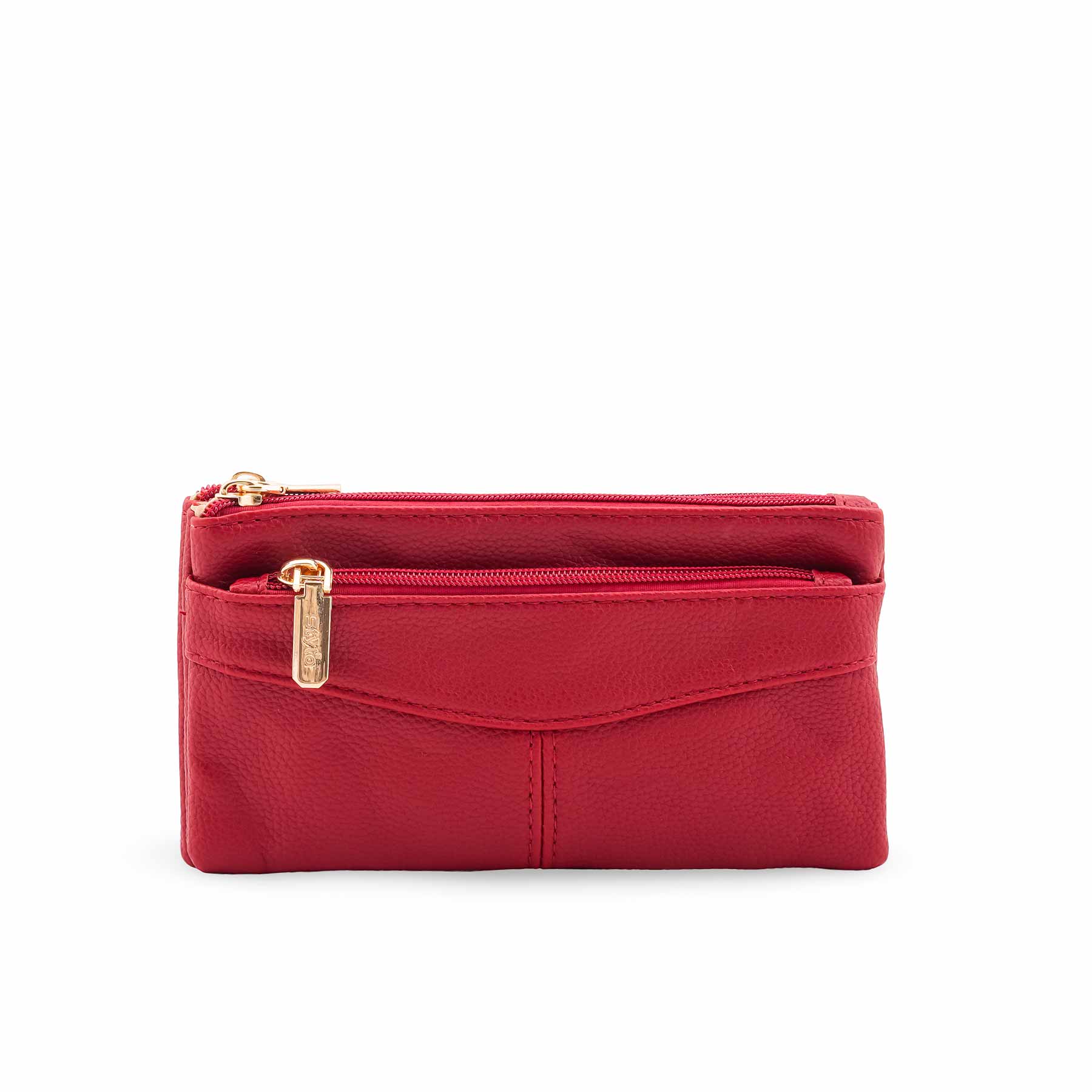 Maroon Casual Pouch For Ladies P97690 - Image 2