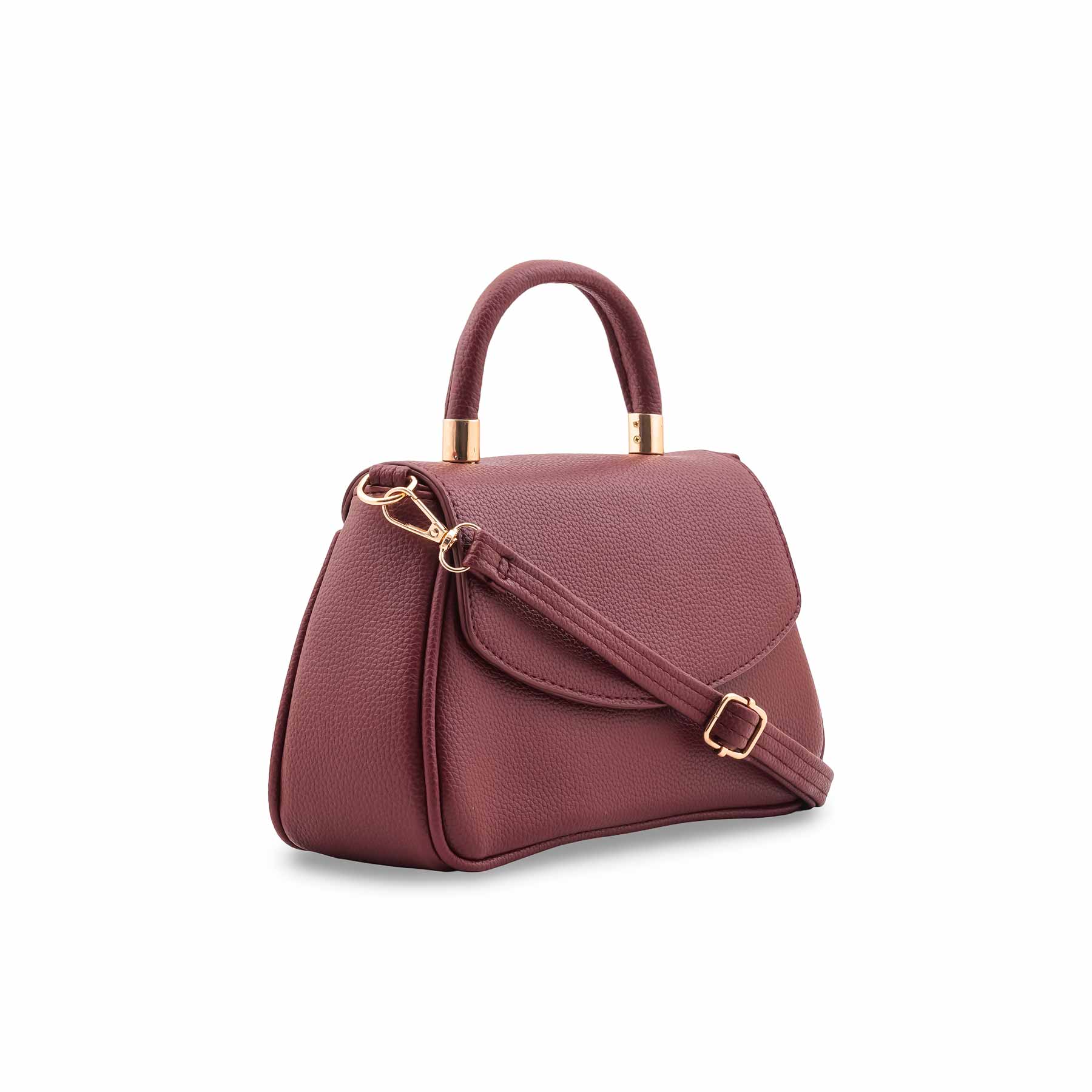Maroon Casual Pouch For Women P97663 - Image 3